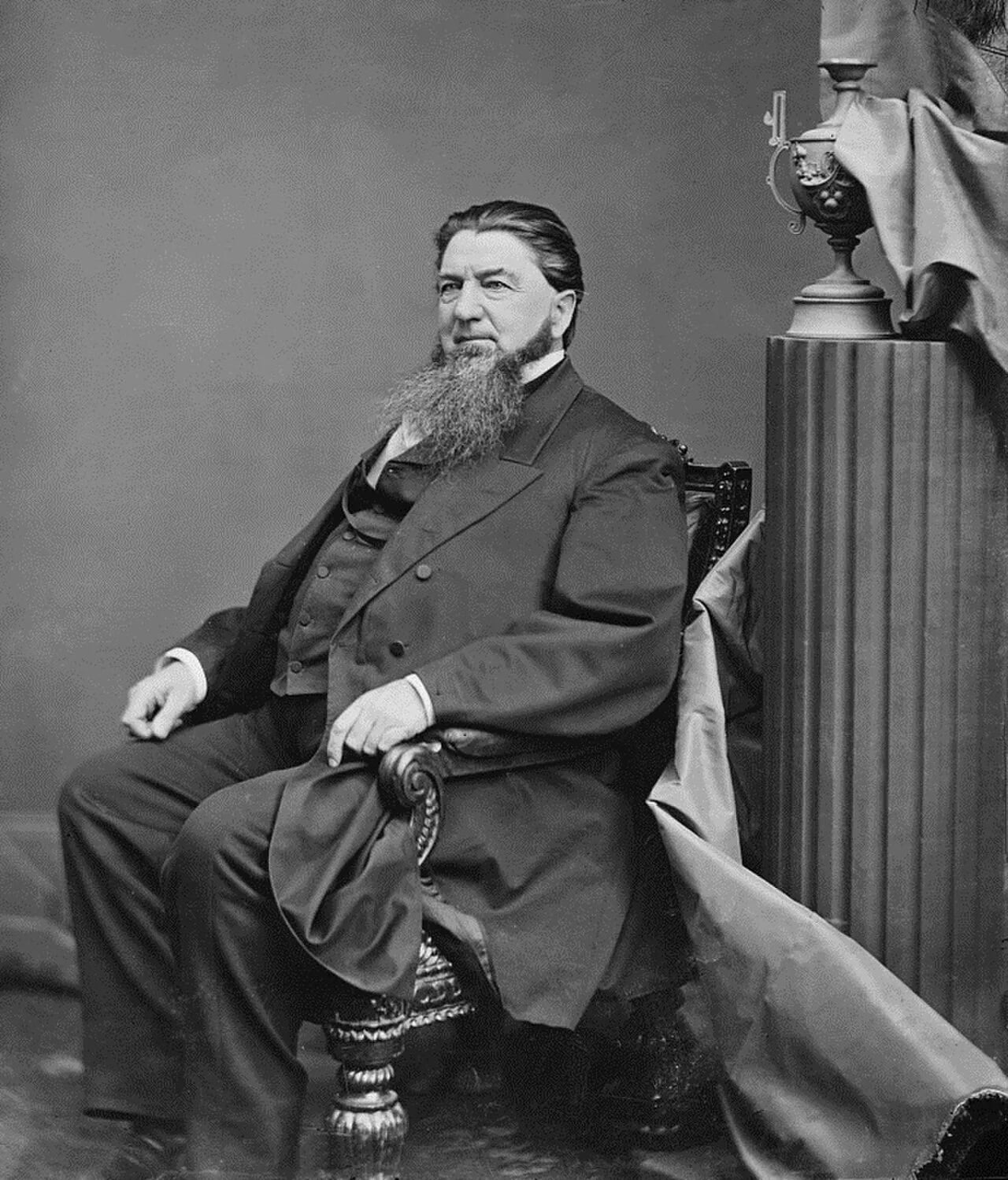 Portrait of Tobias A. Plants (1811–1887) – memorial page