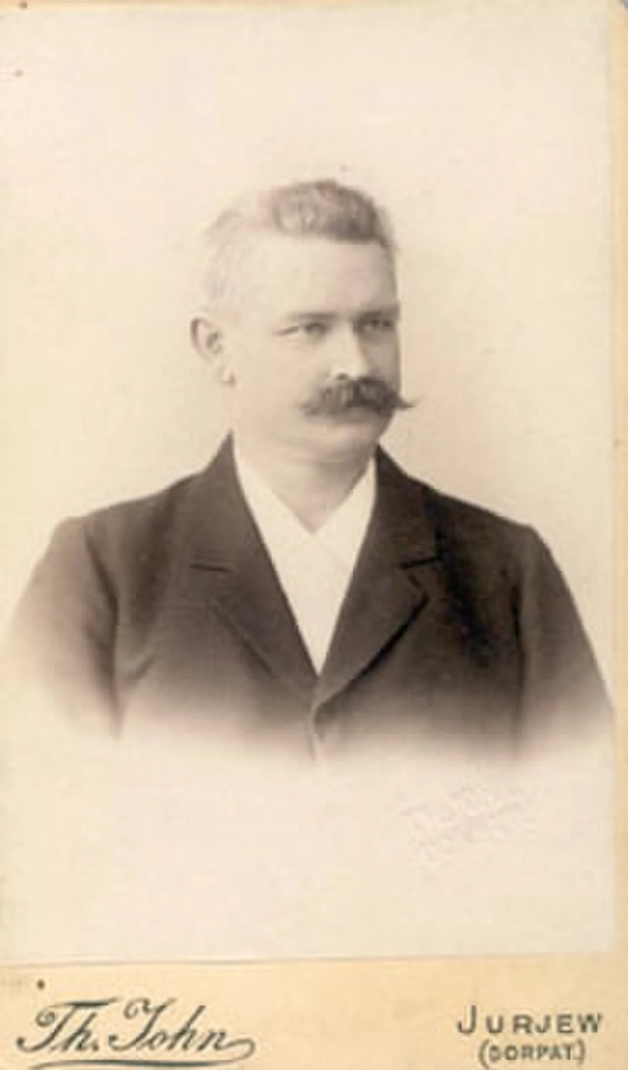 Porträt von Dietrich Barfurth (1849–1927) – Gedenkseite