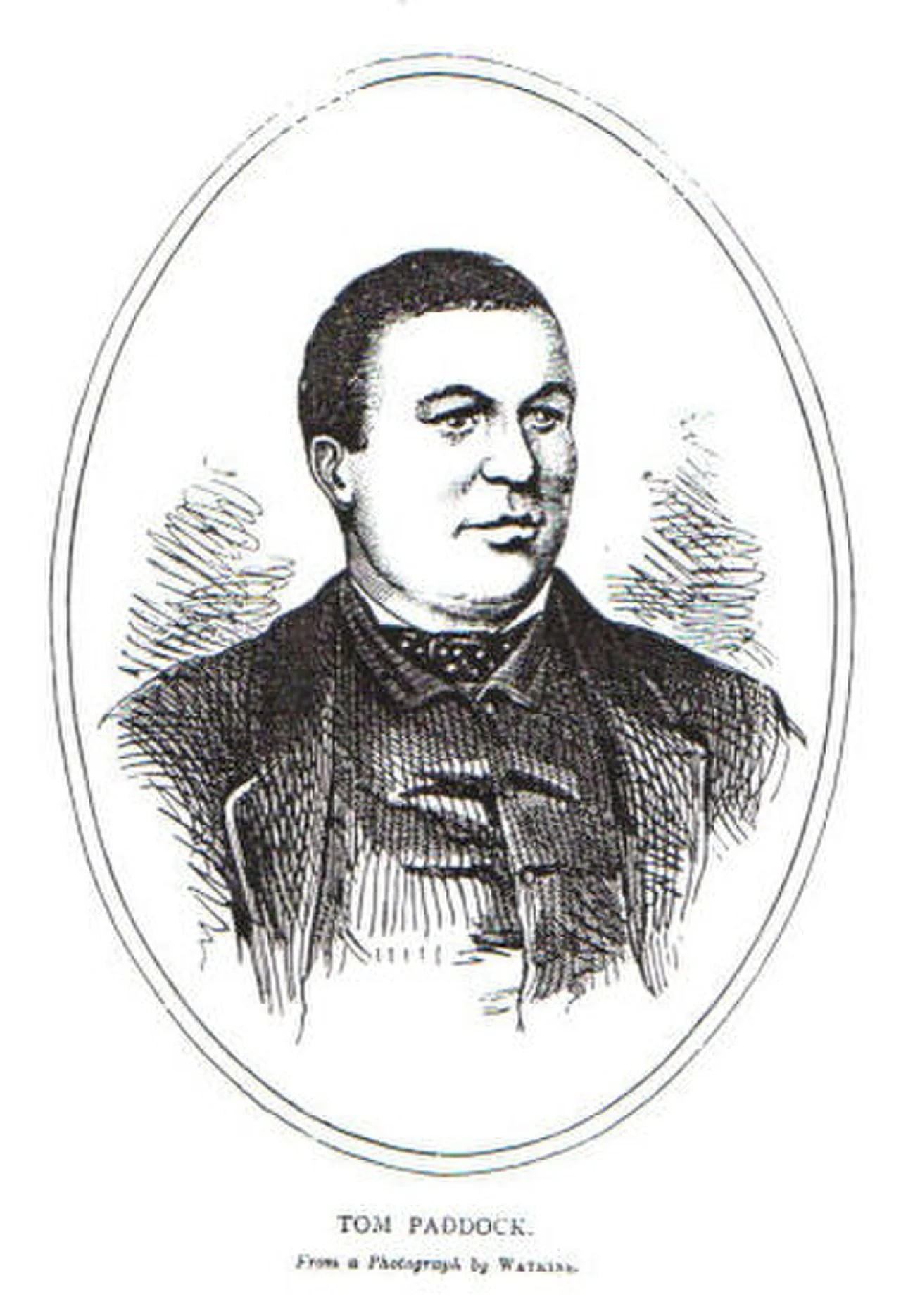 Portrait of Tom Paddock (1822–1863) – memorial page