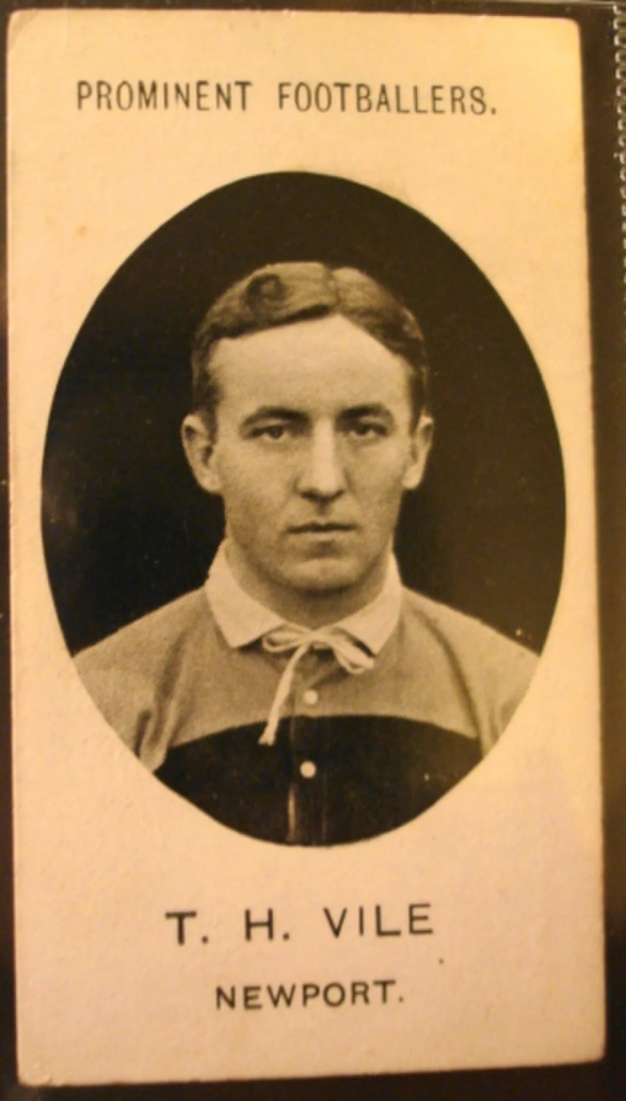 Portrait of Tommy Vile (1882–1958) – memorial page