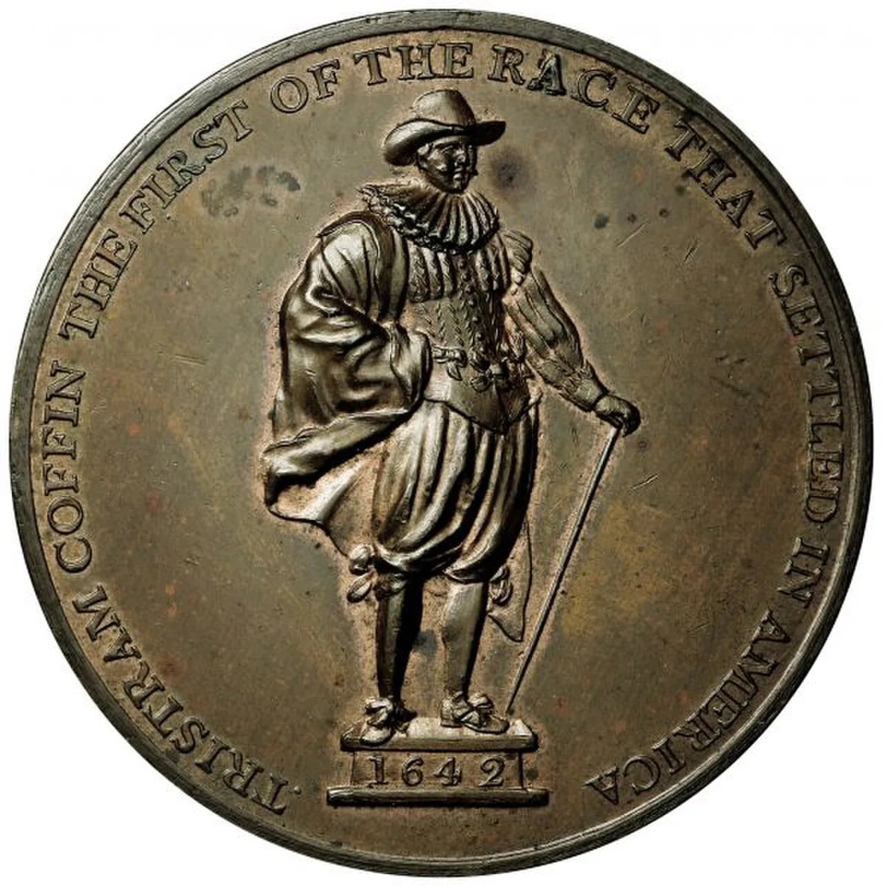 Portrait of Tristram Coffin (1605–1681) – memorial page