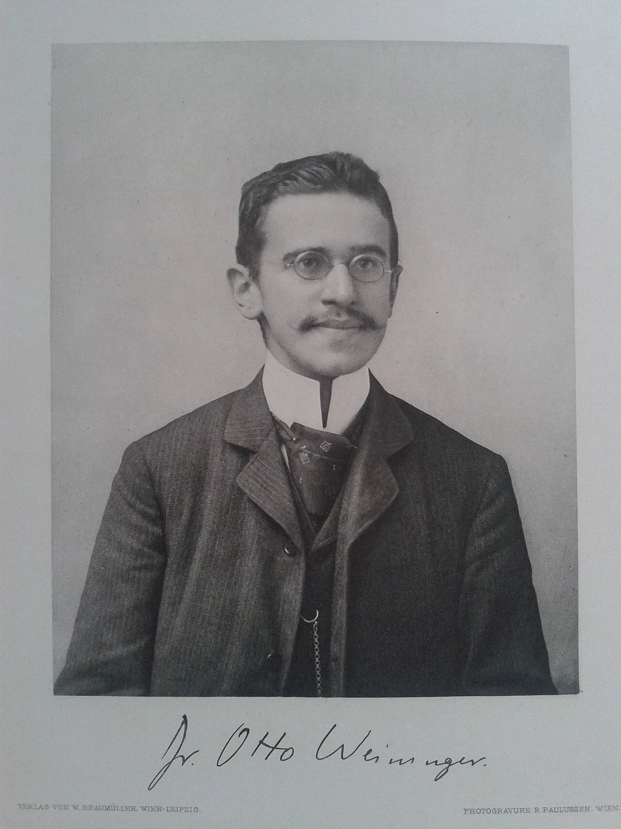 Porträt von Otto Weininger (1880–1903) – Gedenkseite