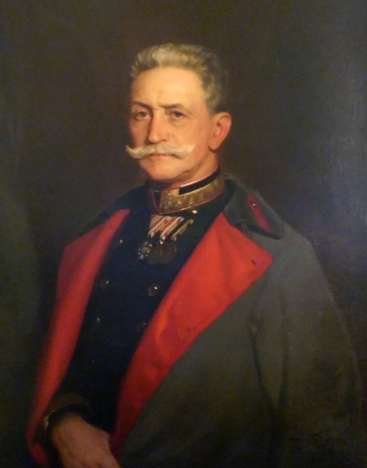 Porträt von Franz Conrad von Hötzendorf (1852–1925) – Gedenkseite