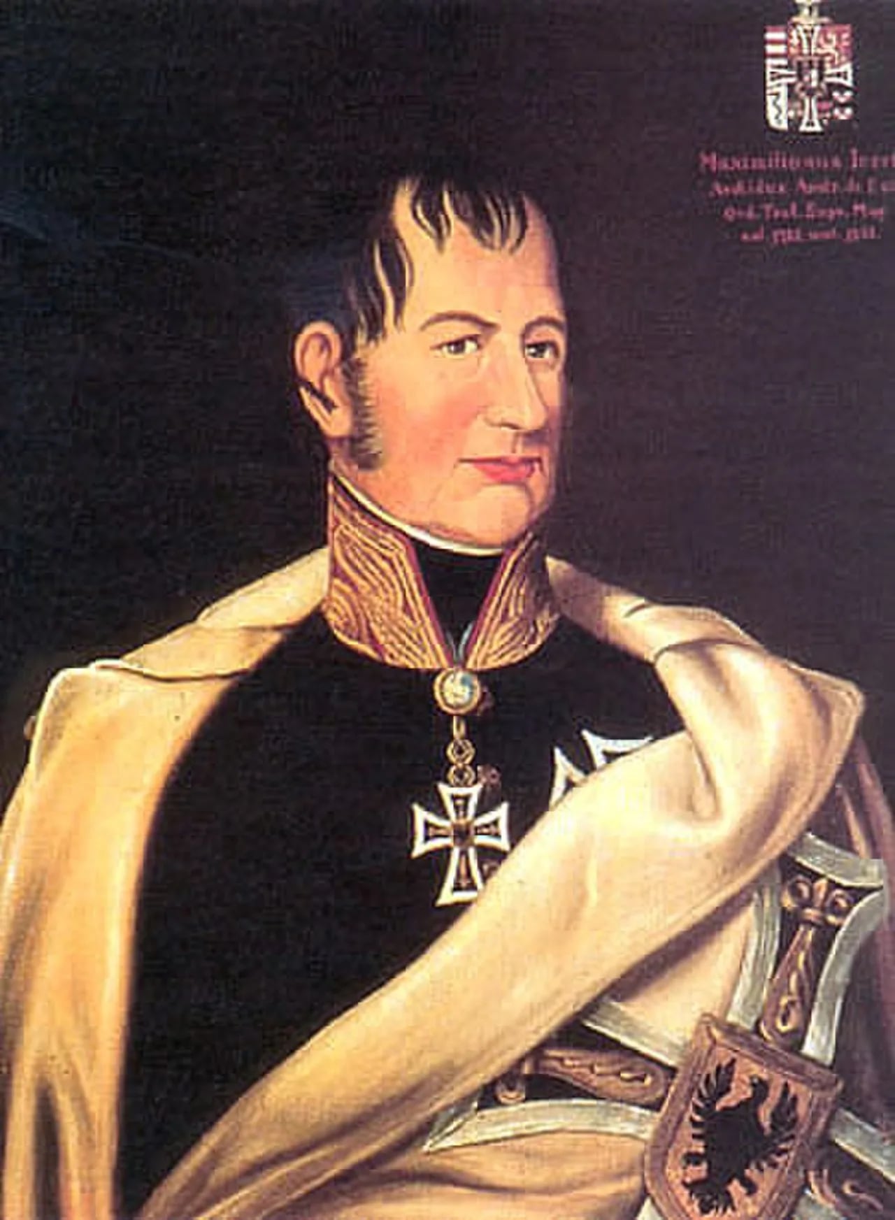 Porträt von Maximilian Joseph von Österreich-Este (1782–1863) – Gedenkseite