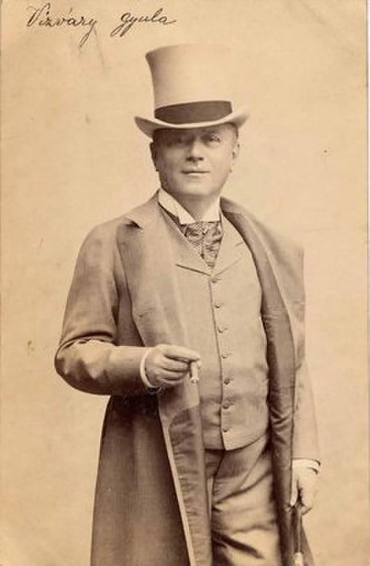 Porträt von Gyula Vízvári (1841–1908) – Gedenkseite