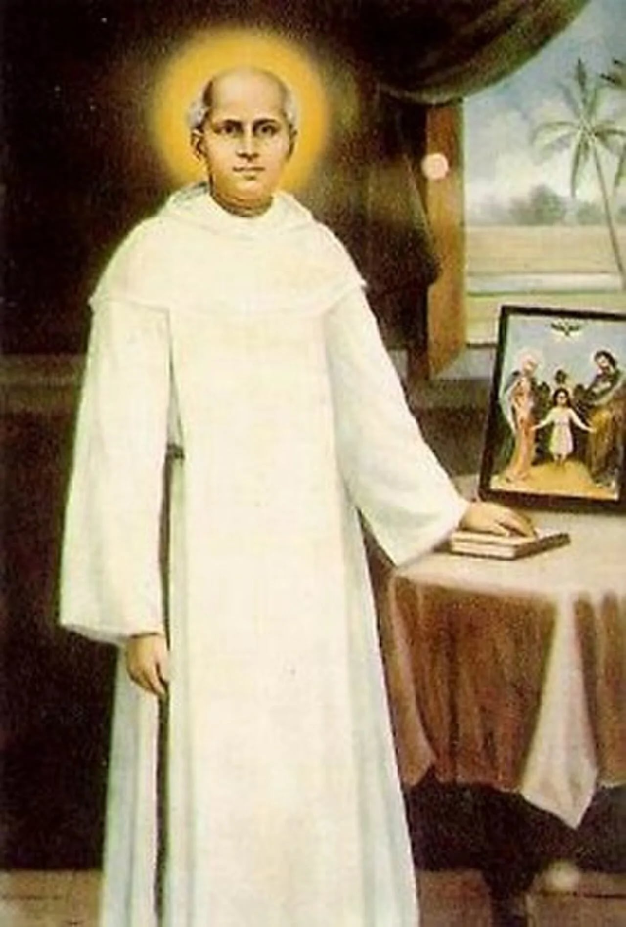 Porträt von Kuriakose Elias Chavara (1805–1871) – Gedenkseite