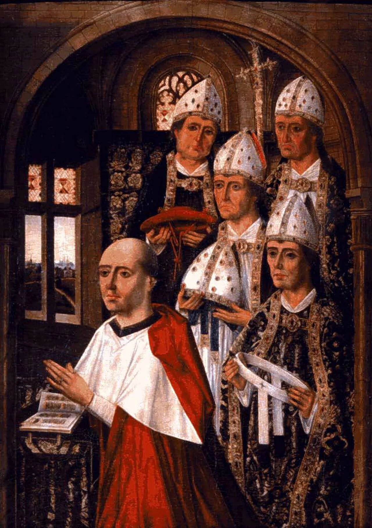 Porträt von Pedro González de Mendoza (1428–1495) – Gedenkseite