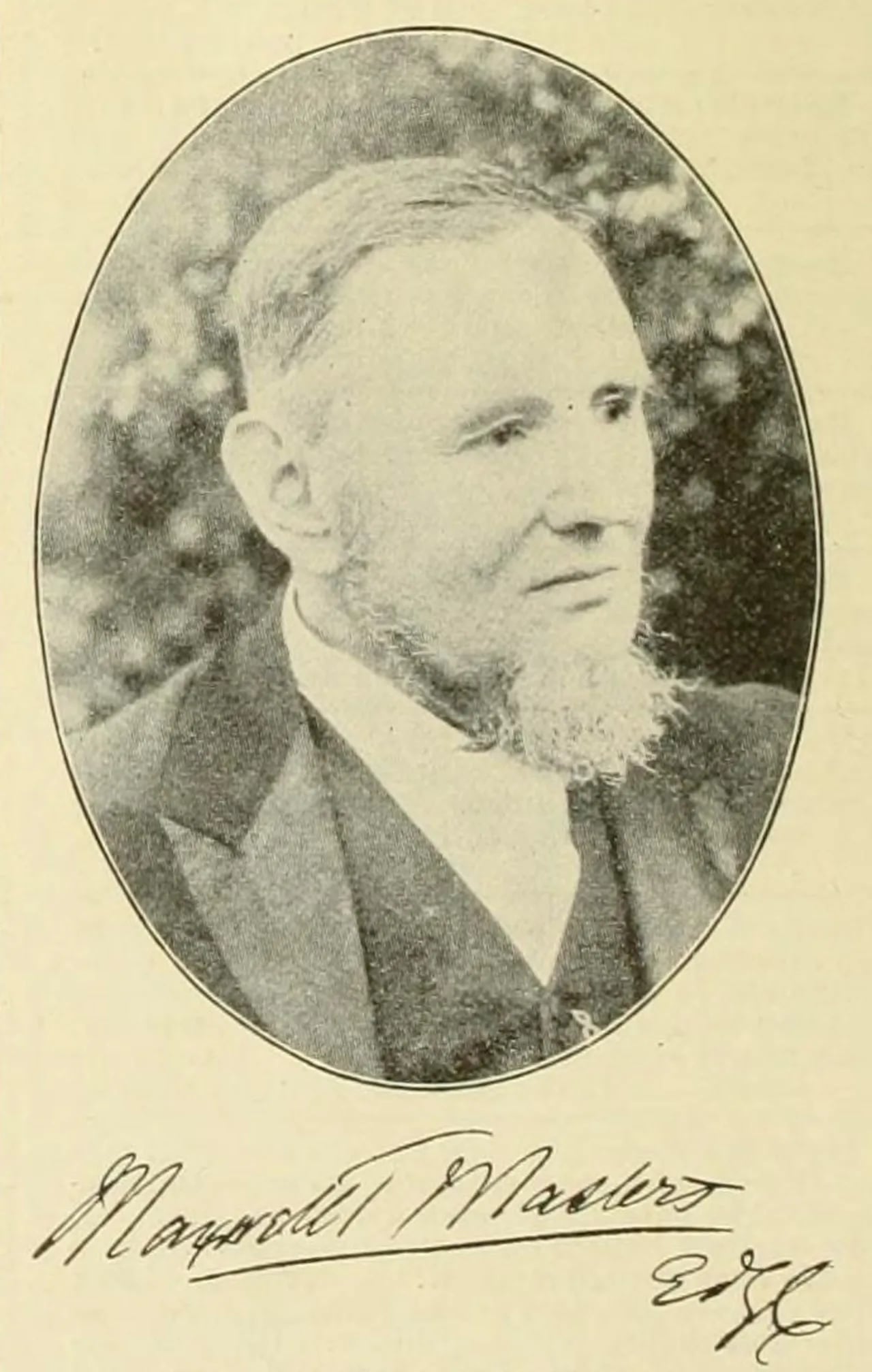 Porträt von Maxwell Tylden Masters (1833–1907) – Gedenkseite