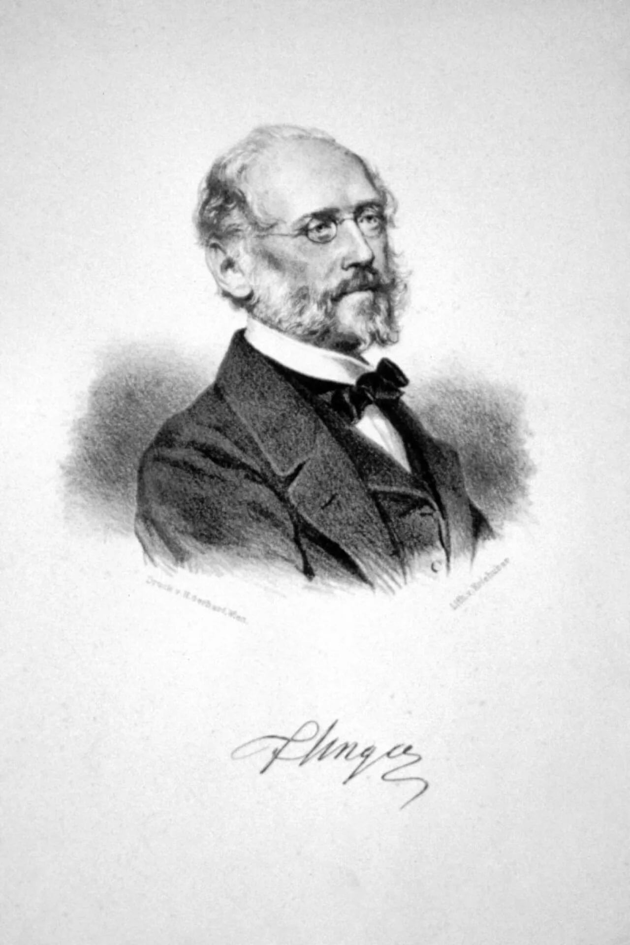 Porträt von Franz Unger (1800–1870) – Gedenkseite