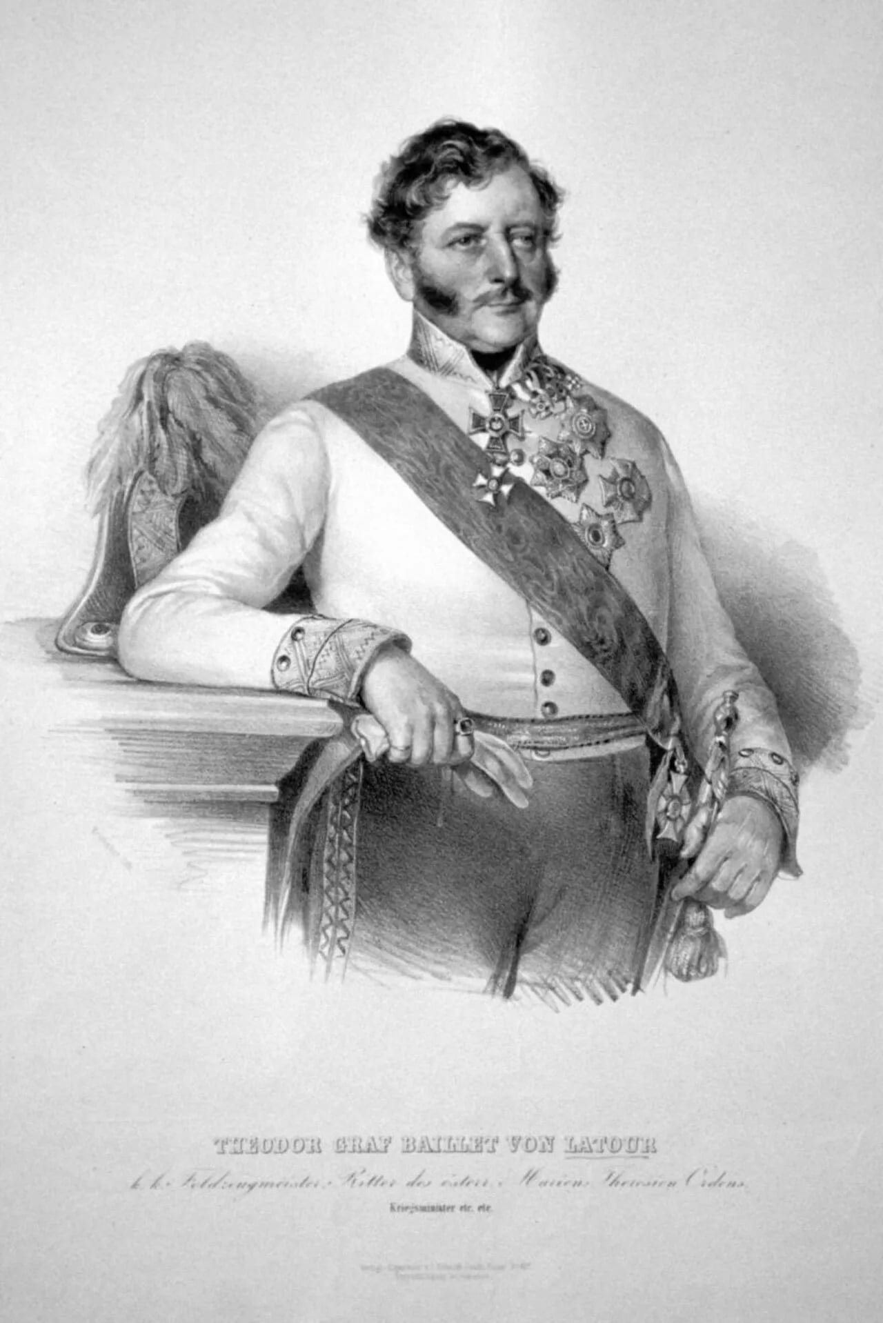 Portrait of Theodor Baillet de Latour (1780–1848) – memorial page