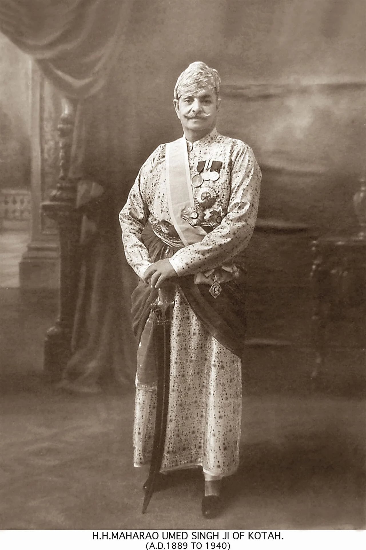 Porträt von Umed Singh II (1873–1940) – Gedenkseite