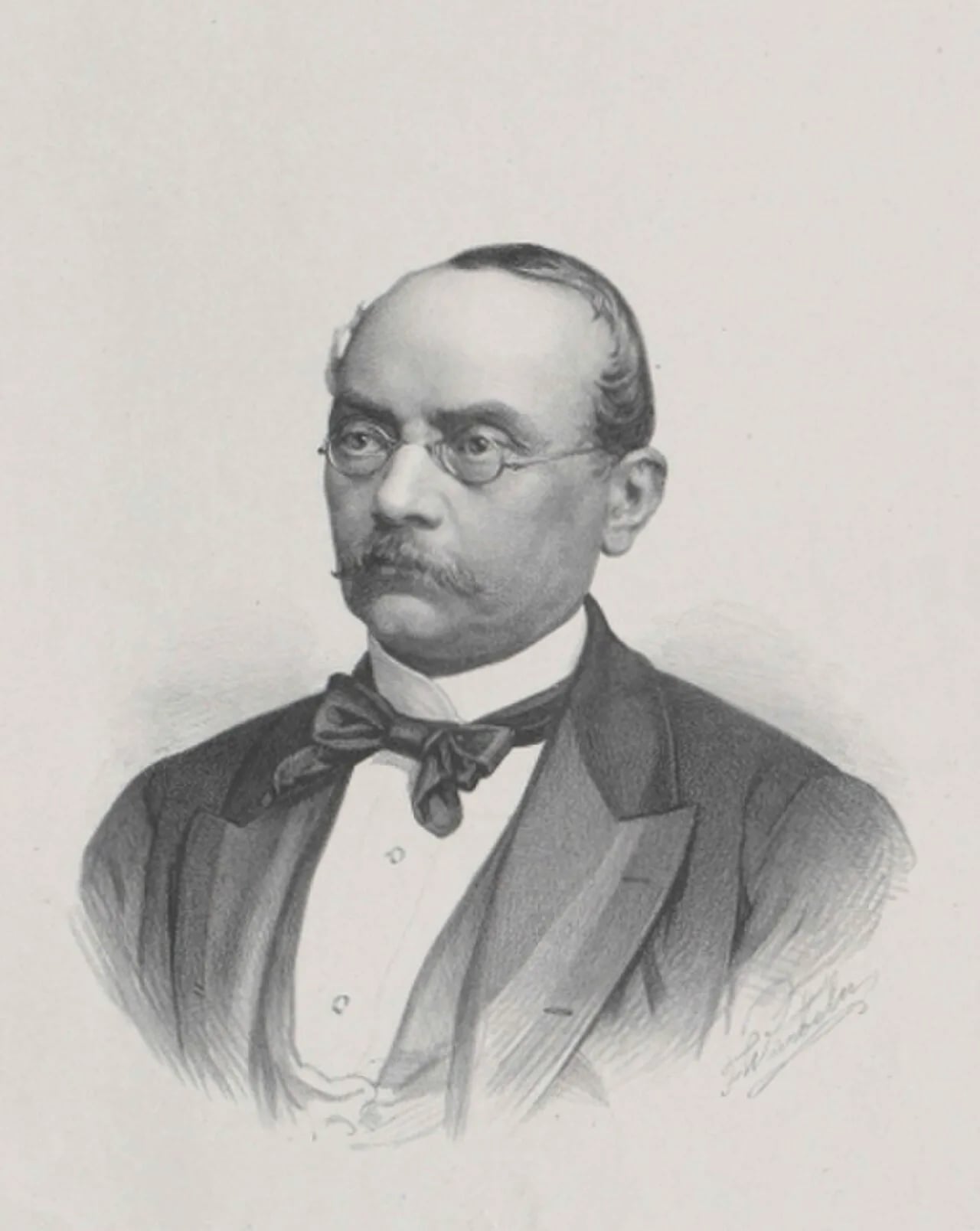 Porträt von Leopold Hasner von Artha (1818–1891) – Gedenkseite