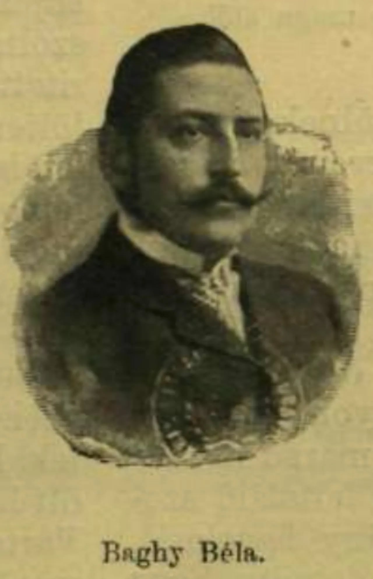 Portrait of Béla Baghy (1871–1918) – memorial page