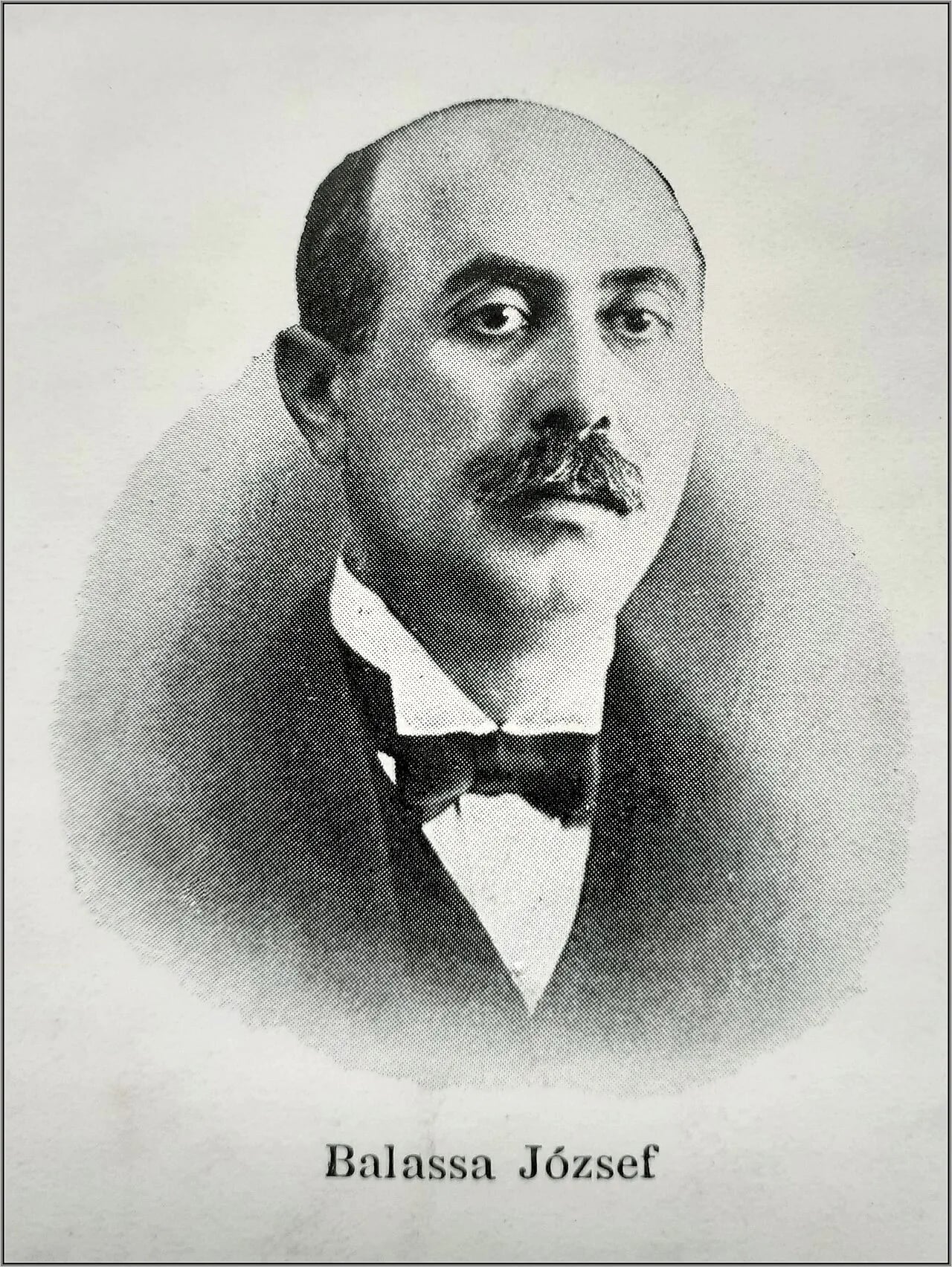 Portrait of József Balassa (1864–1945) – memorial page