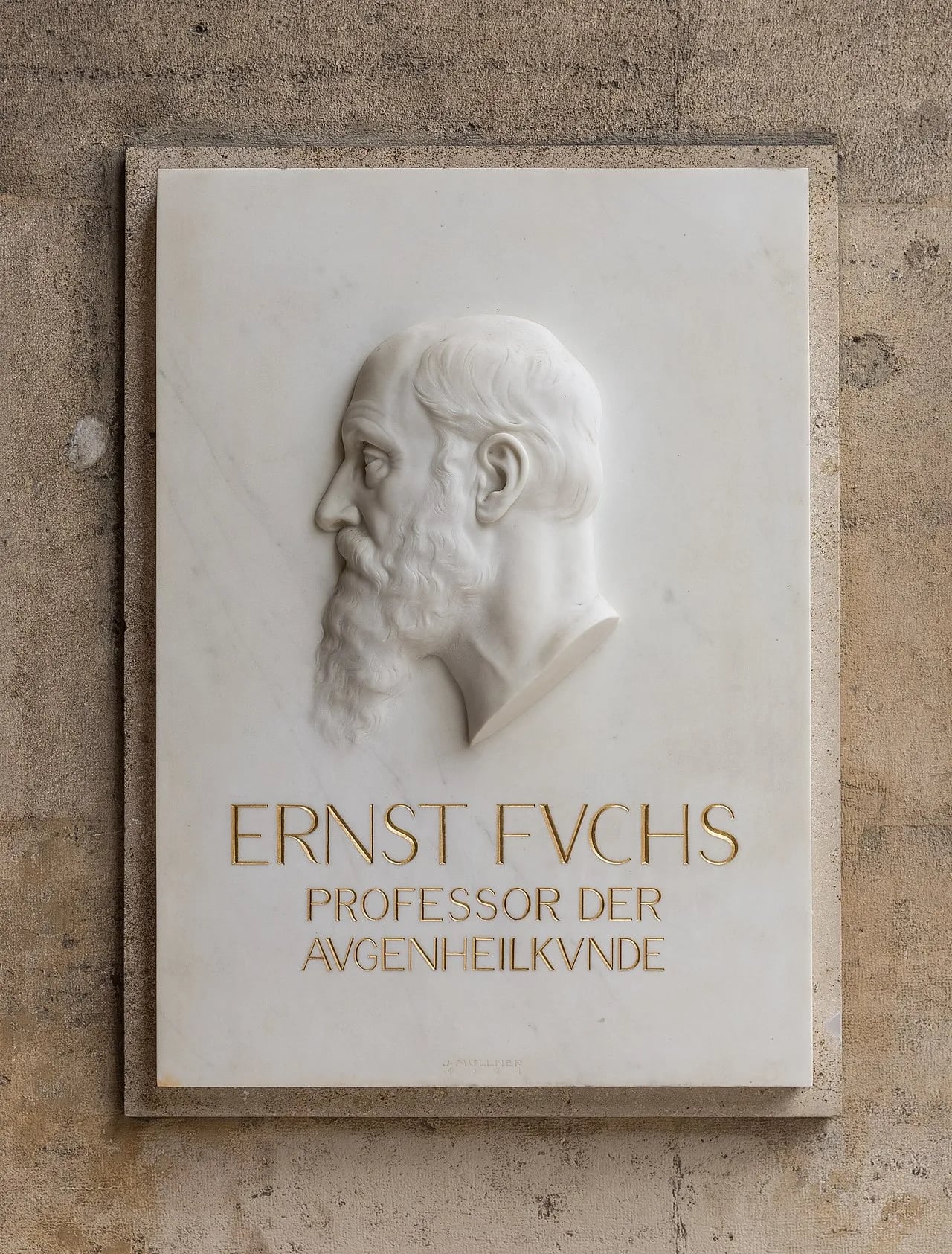 Porträt von Ernst Fuchs (1851–1930) – Gedenkseite