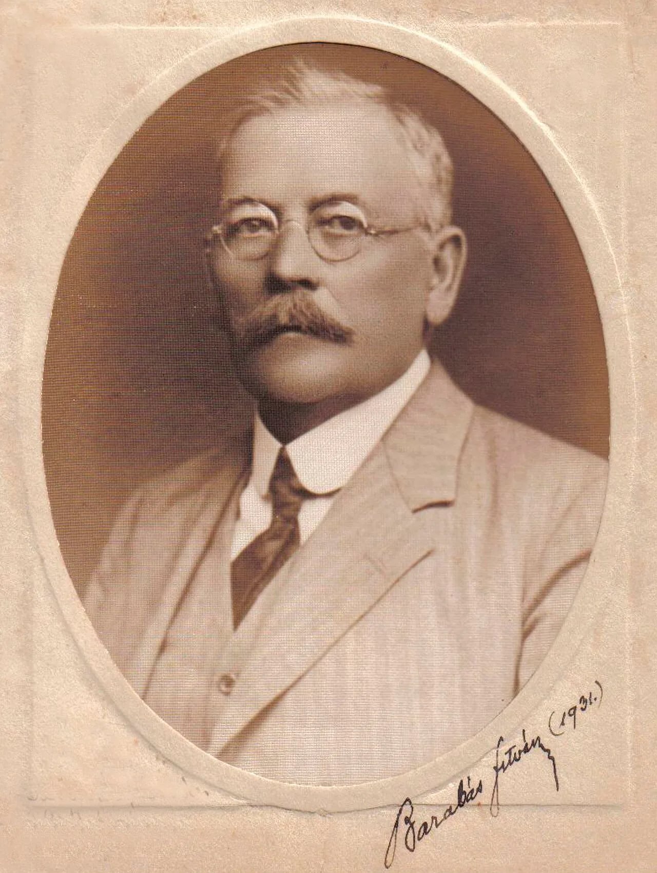 Portrait of István Barabás (1855–1936) – memorial page