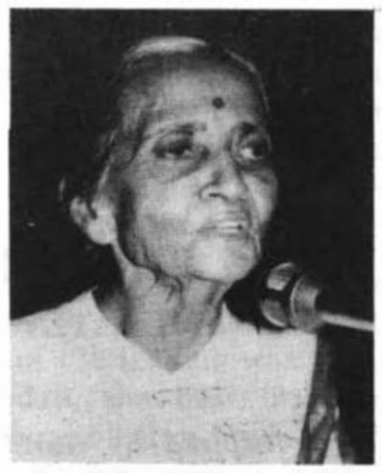 Portrait of Usha Mehta (1920–2000) – memorial page