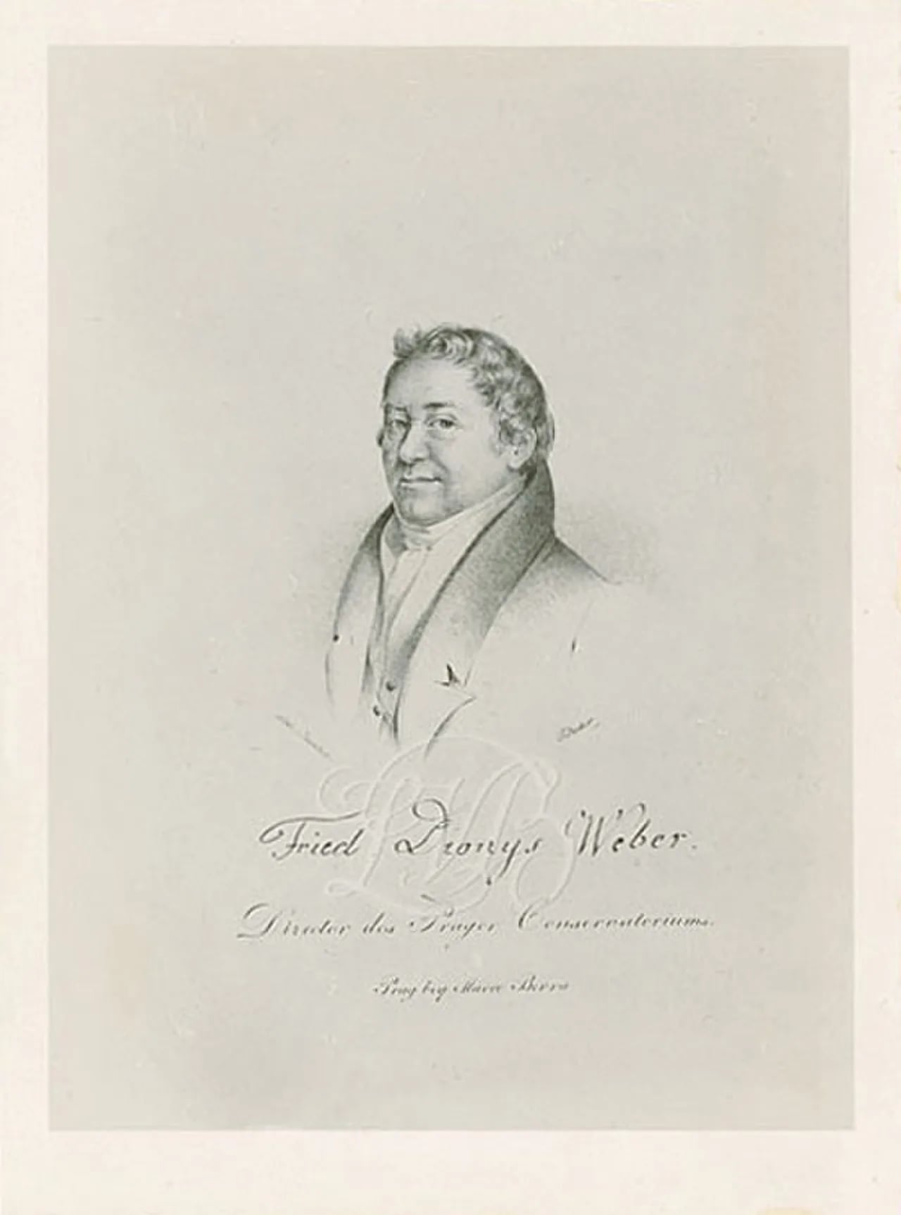 Portrait of Friedrich Dionys Weber (1766–1842) – memorial page
