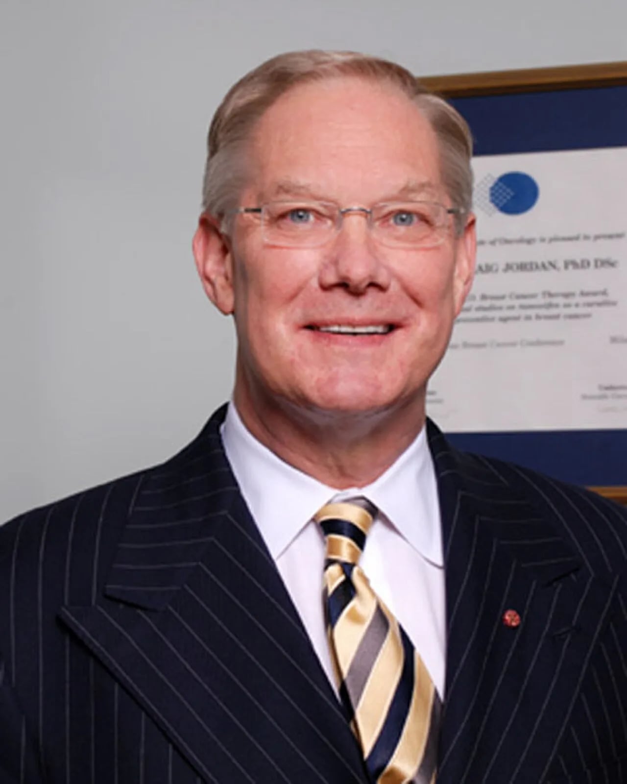 Portrait of V. Craig Jordan (1947–2024) – memorial page