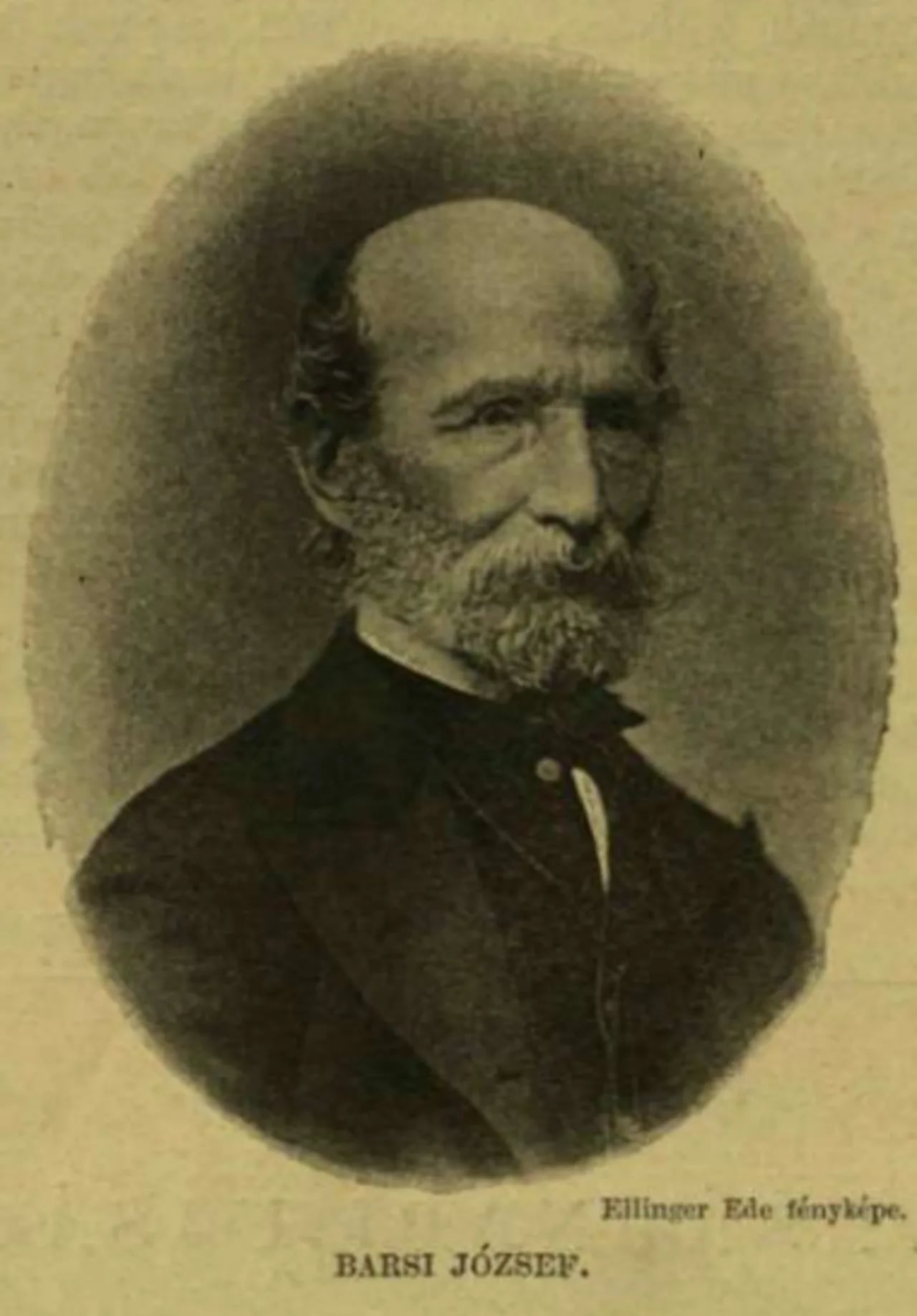 Portrait of József Barsi (1810–1893) – memorial page