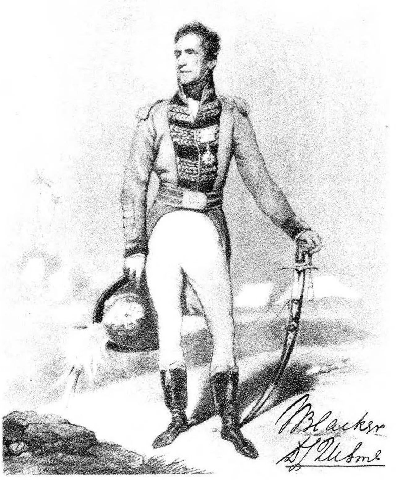 Portrait of Valentine Blacker (1778–1826) – memorial page