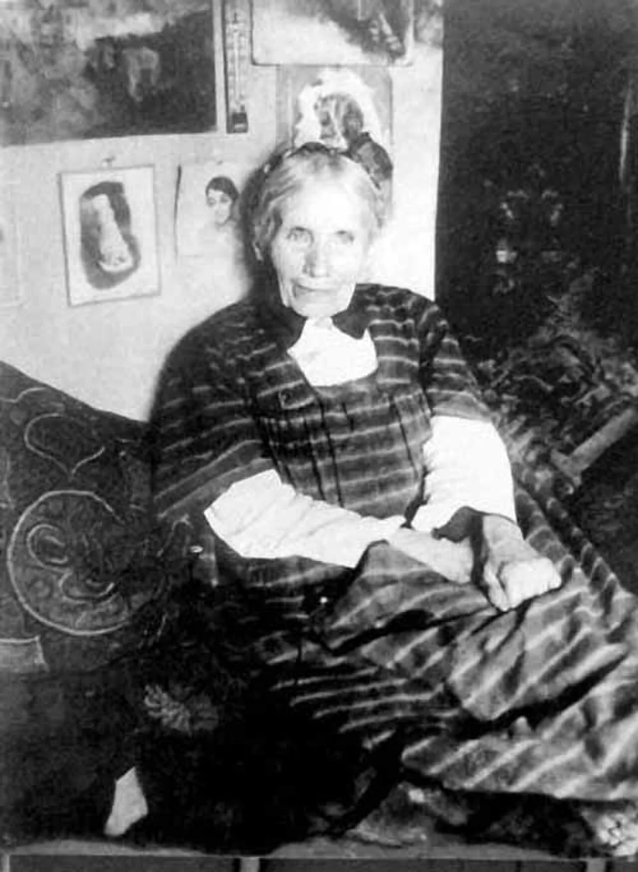 Porträt von Varvara Baruzdina (1862–1941) – Gedenkseite