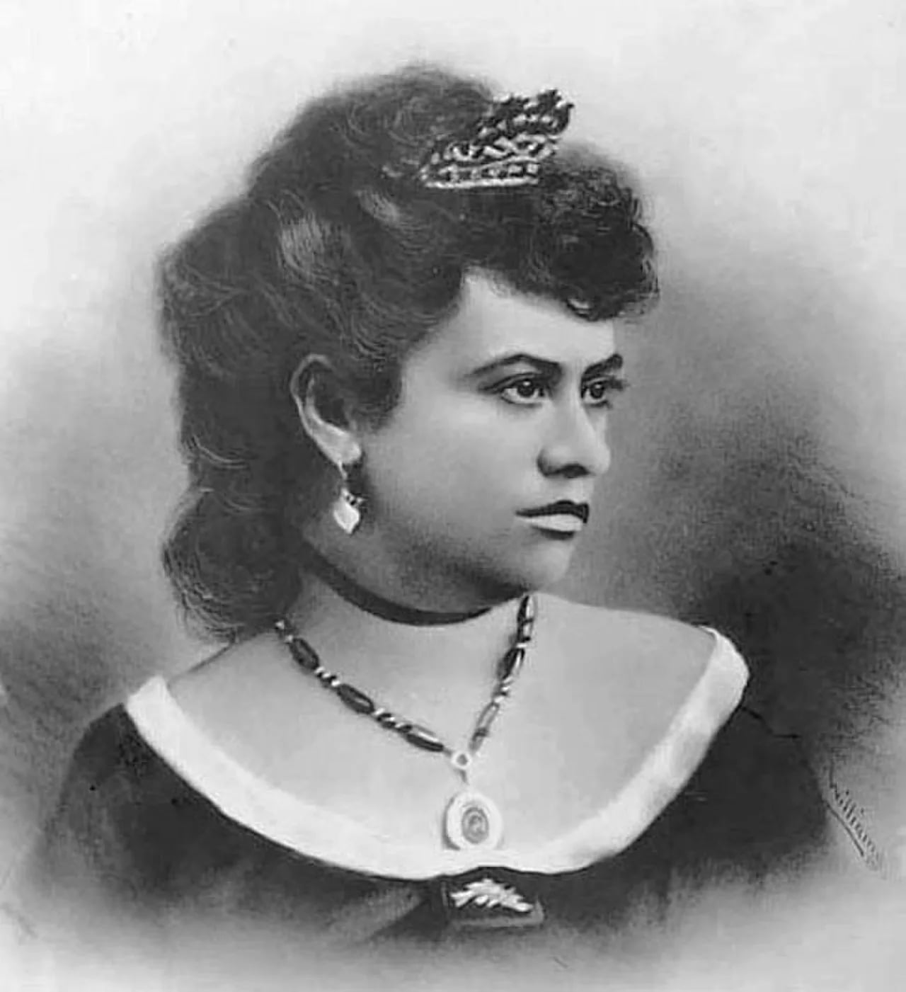 Porträt von Victoria Kinoiki Kekaulike (1843–1884) – Gedenkseite