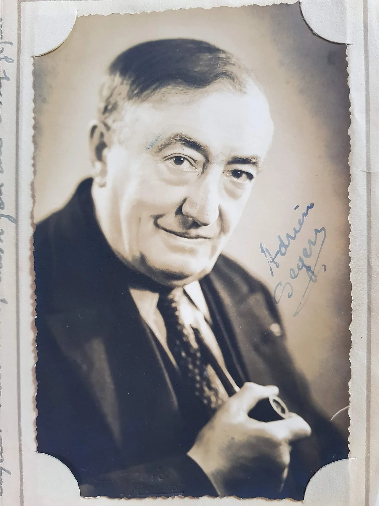 Porträt von Adrien Segers (1876–1950) – Gedenkseite
