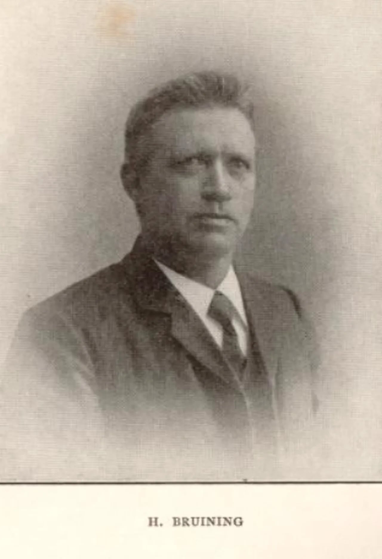 Porträt von Hendrik Klaas Bruining (1850–1925) – Gedenkseite