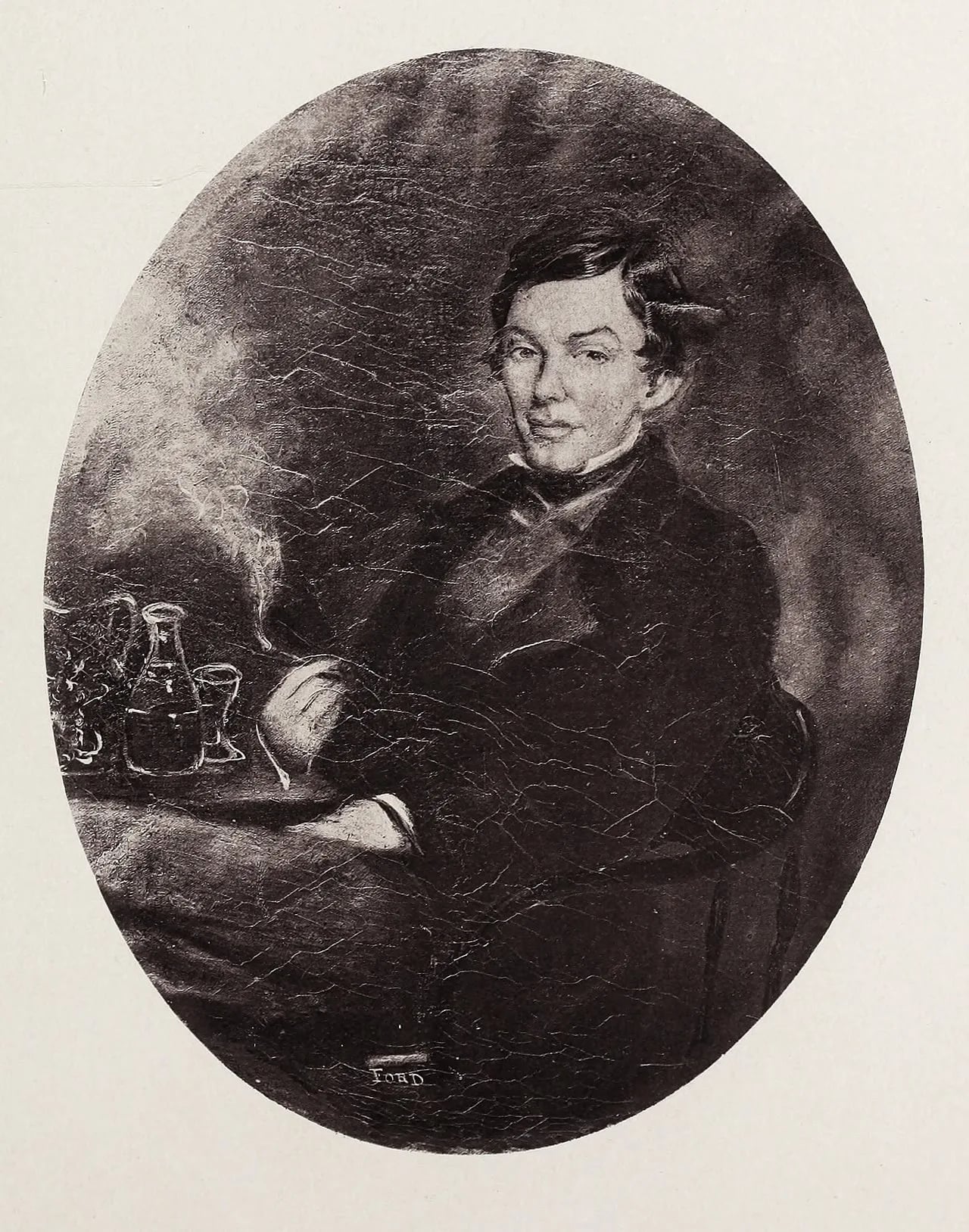 Porträt von Charles Burke (1822–1854) – Gedenkseite