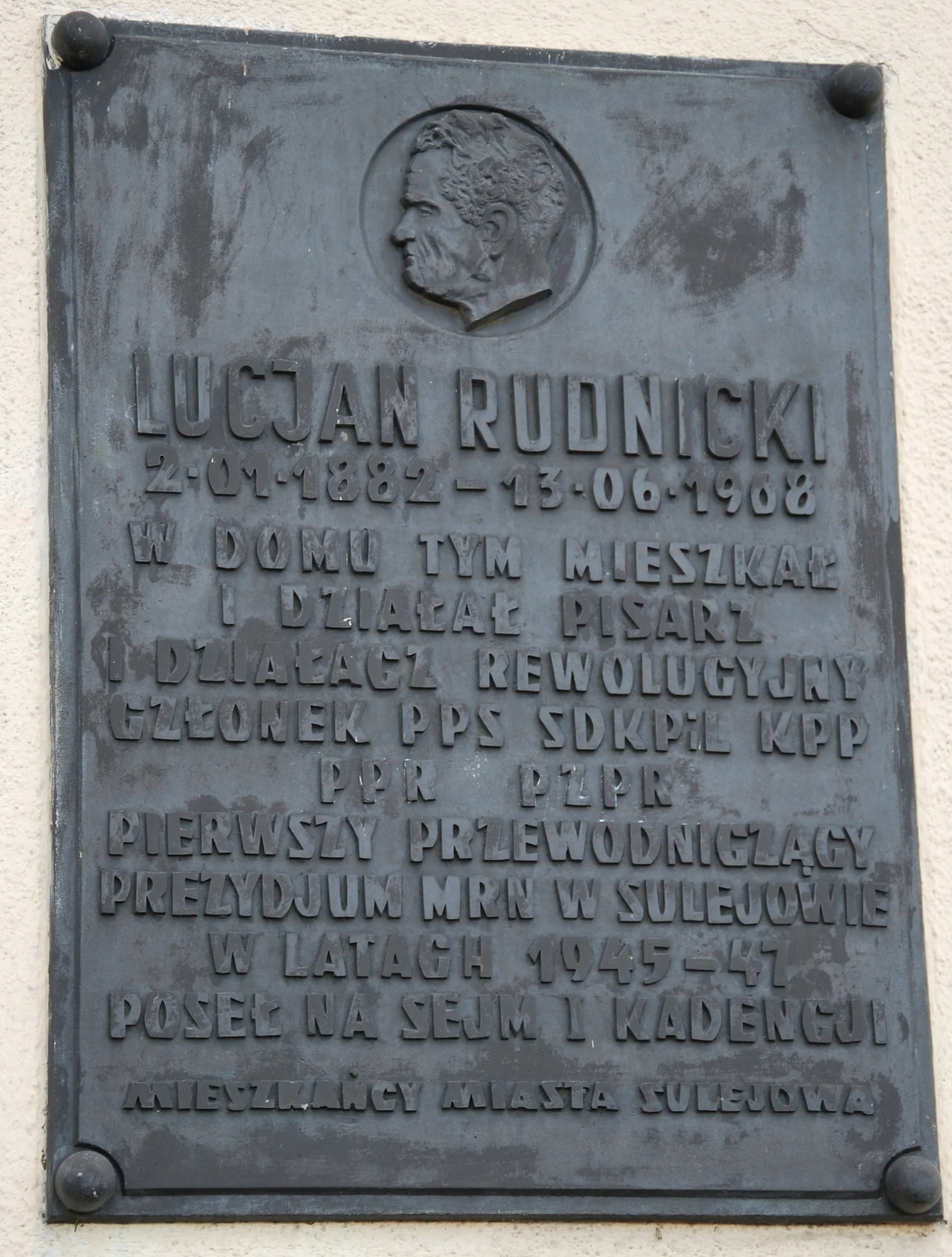 Portrait of Lucjan Rudnicki (1882–1968) – memorial page