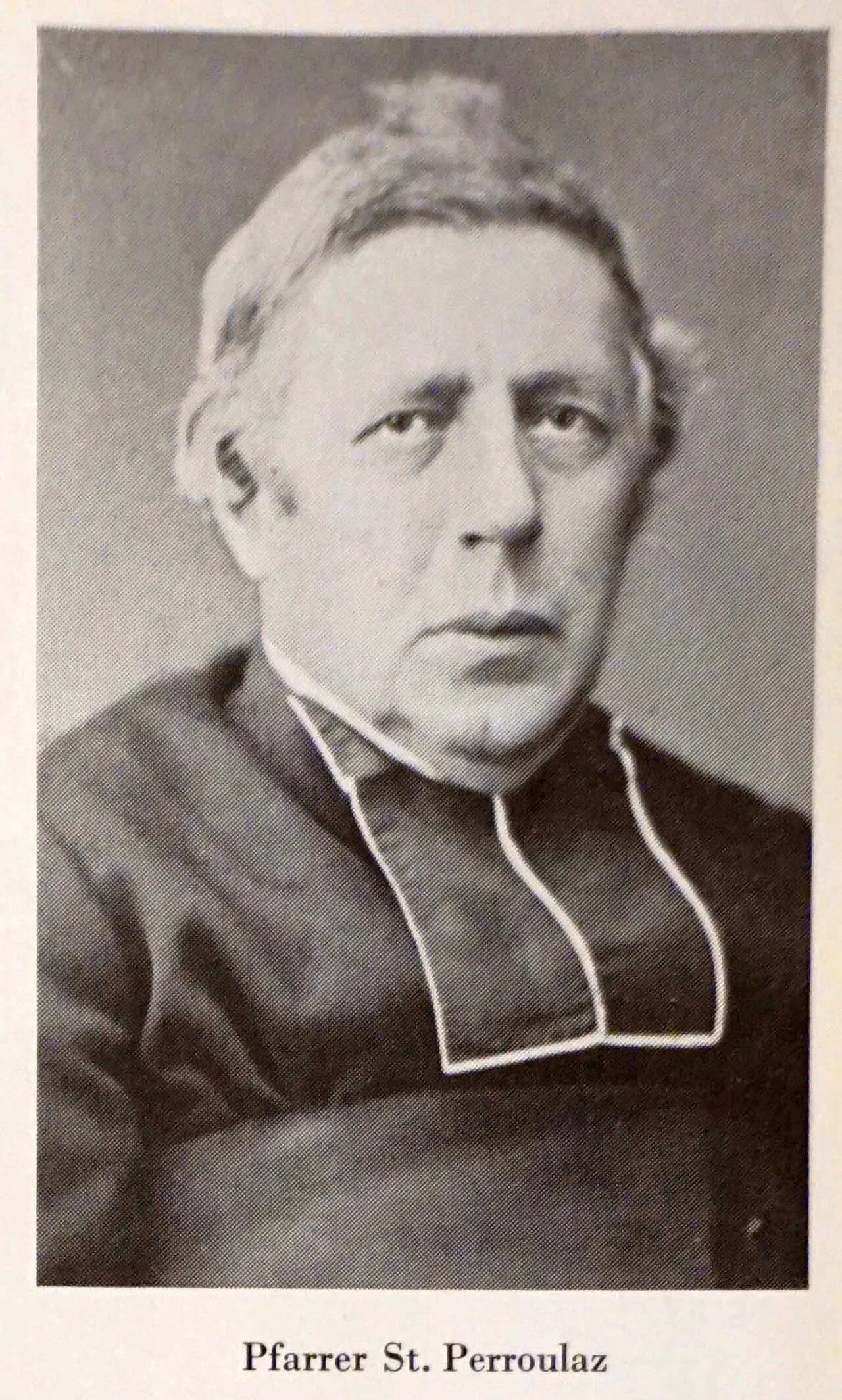 Porträt von Stefan Perroulaz (1811–1878) – Gedenkseite