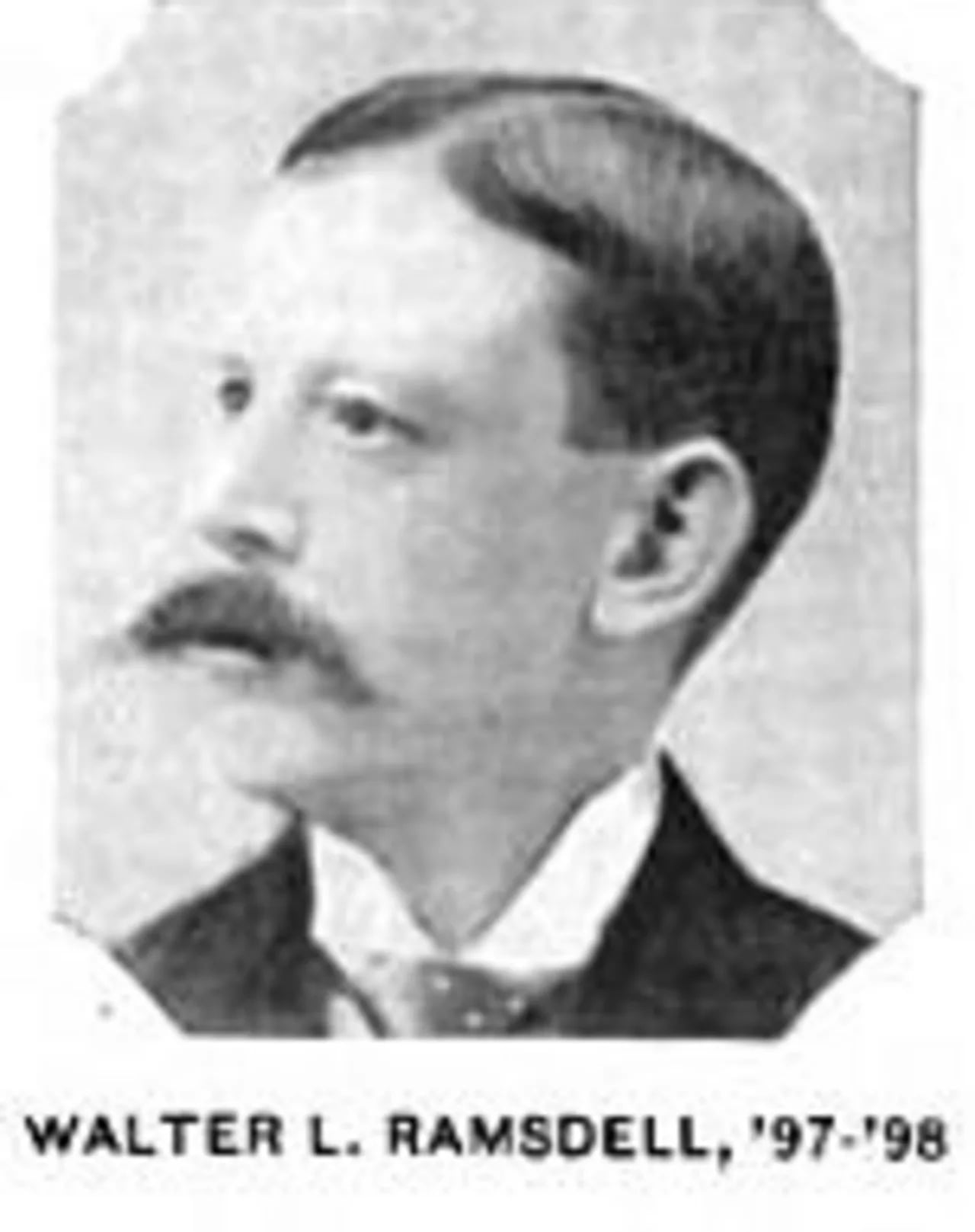 Porträt von Walter L. Ramsdell (1860–1909) – Gedenkseite