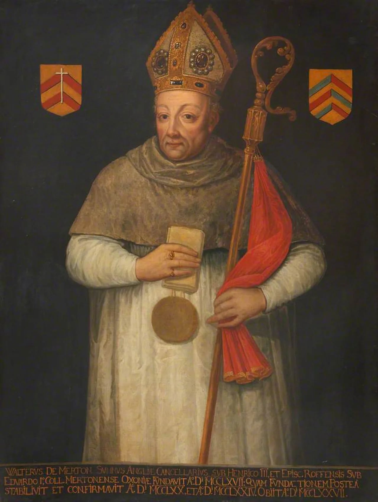 Portrait of Walter de Merton (1205–1277) – memorial page