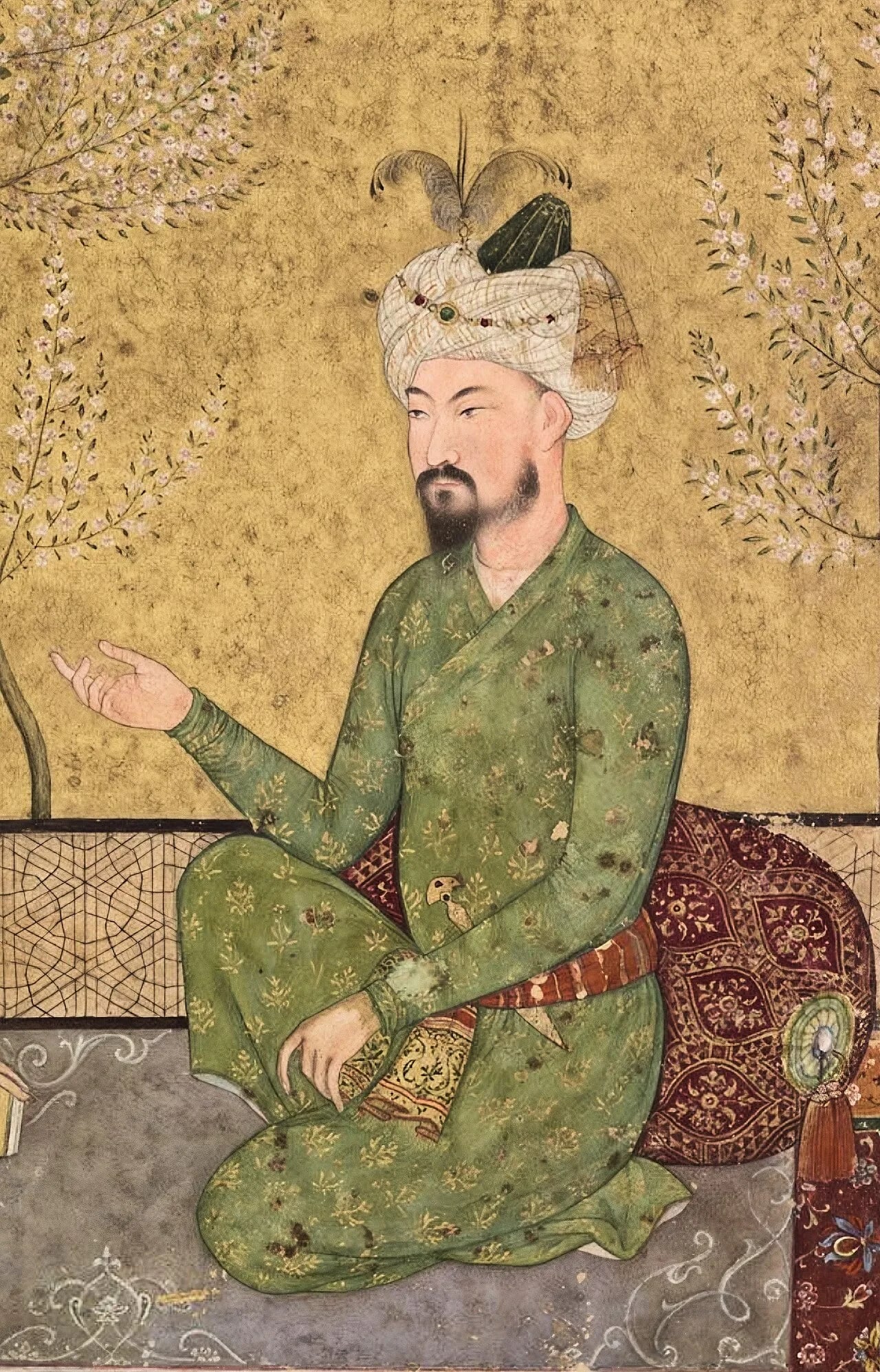 Porträt von Babur (1483–1530) – Gedenkseite