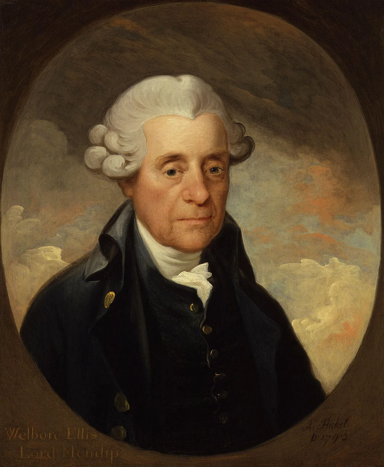 Portrait of Welbore Ellis, 1st Baron Mendip (1713–1802) – memorial page