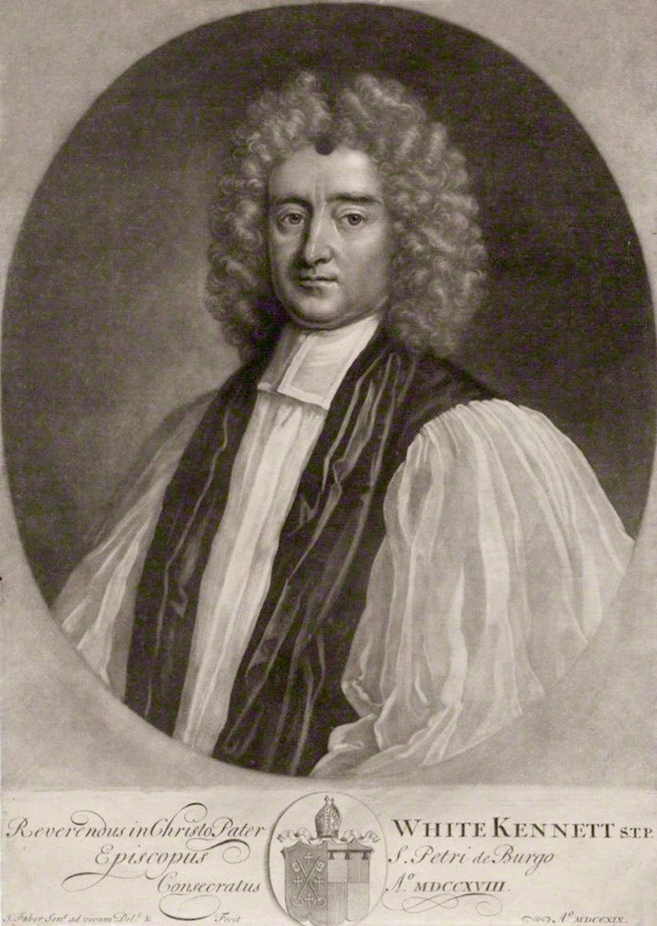 Portrait of White Kennett (1660–1728) – memorial page