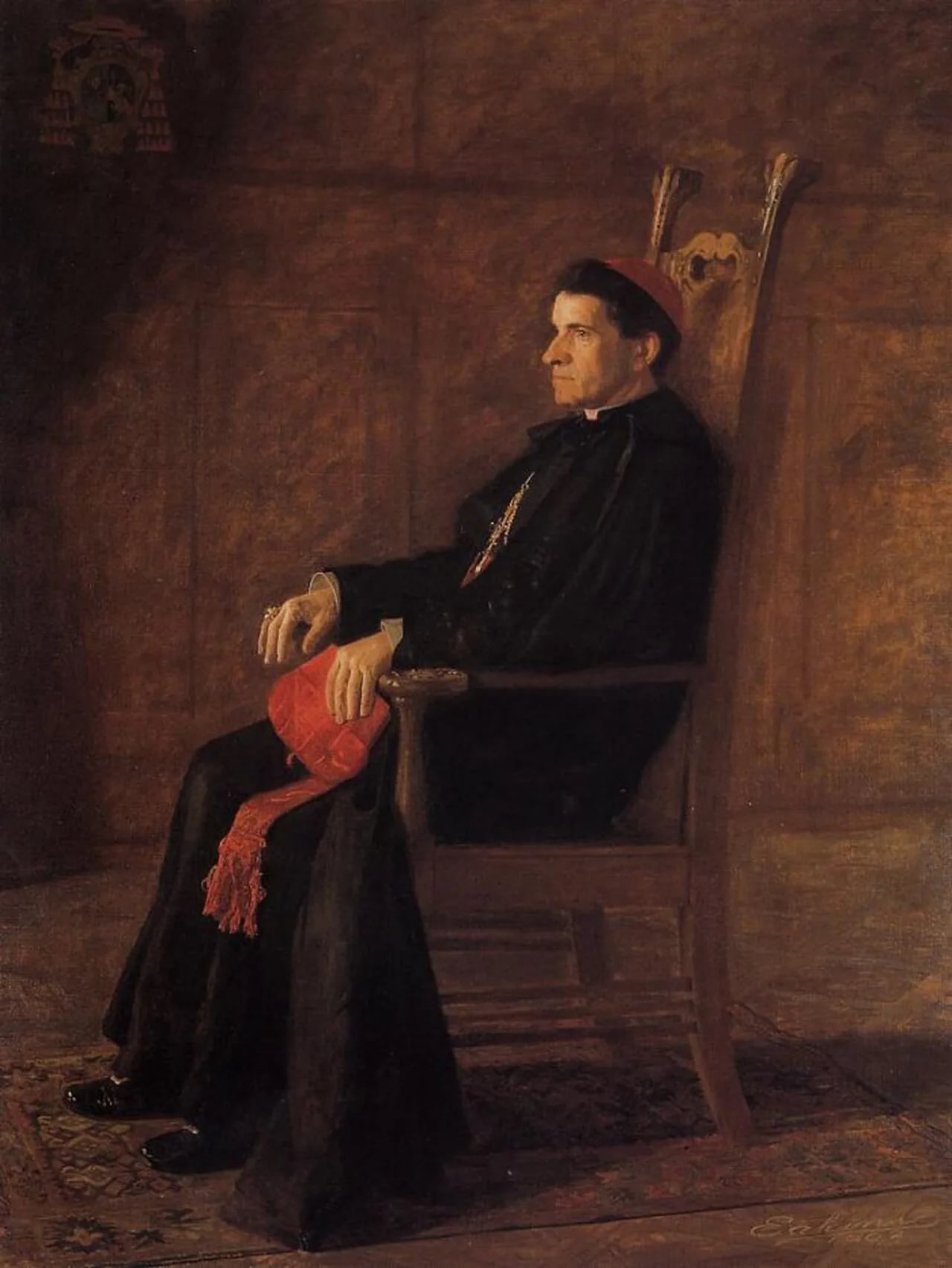 Porträt von Sebastiano Martinelli (1848–1918) – Gedenkseite