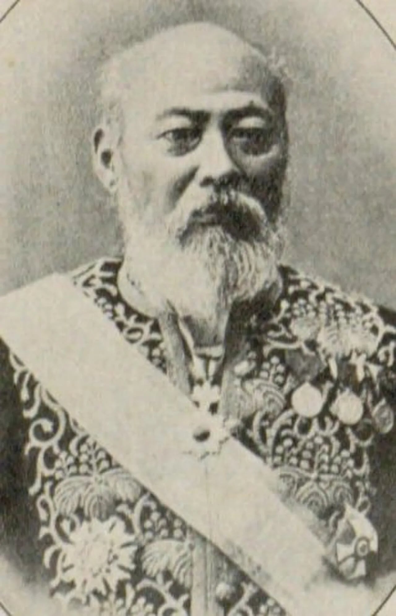 Porträt von Sadaaki Senda (1836–1908) – Gedenkseite