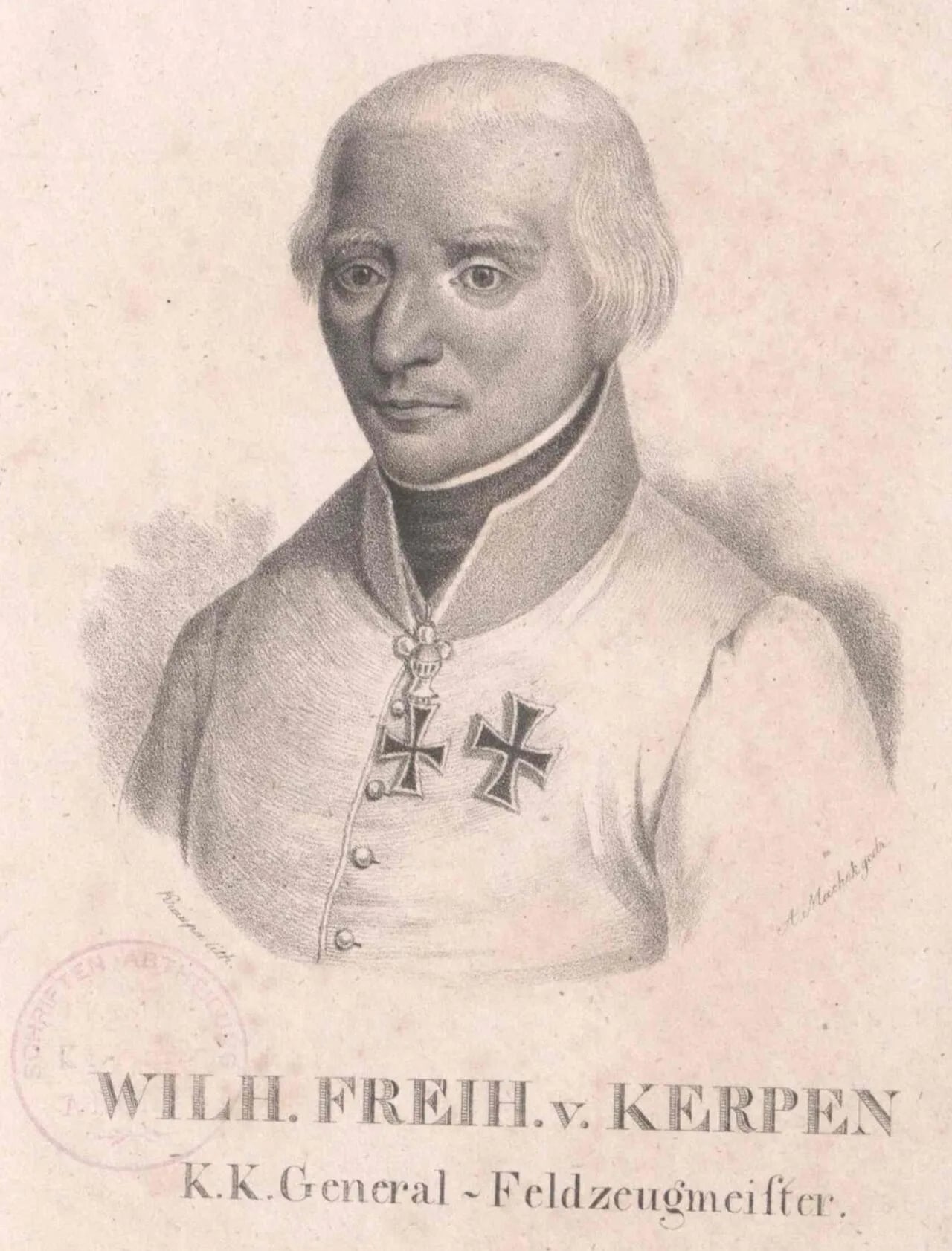 Porträt von Wilhelm Lothar Maria von Kerpen (1741–1823) – Gedenkseite