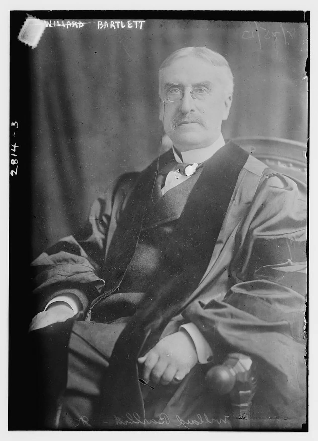 Porträt von Willard Bartlett (1846–1925) – Gedenkseite