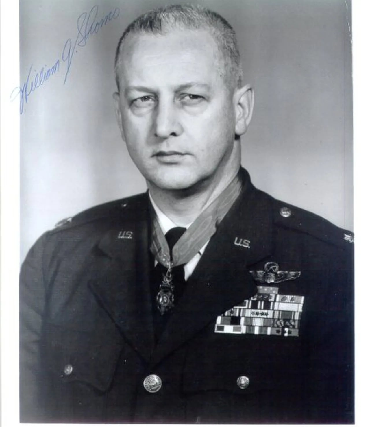 Portrait of William A. Shomo (1918–1990) – memorial page