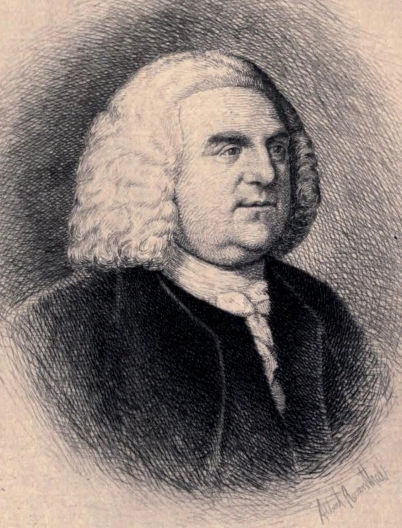 Portrait of William Allen (1704–1780) – memorial page