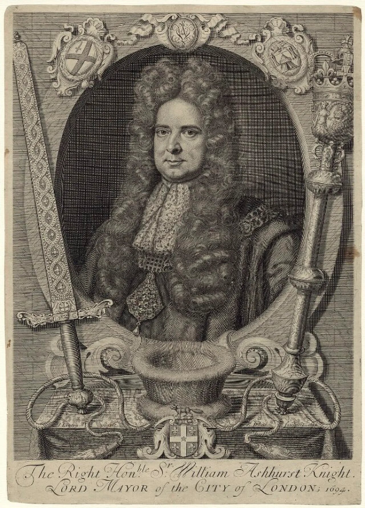 Portrait of William Ashhurst (1647–1720) – memorial page