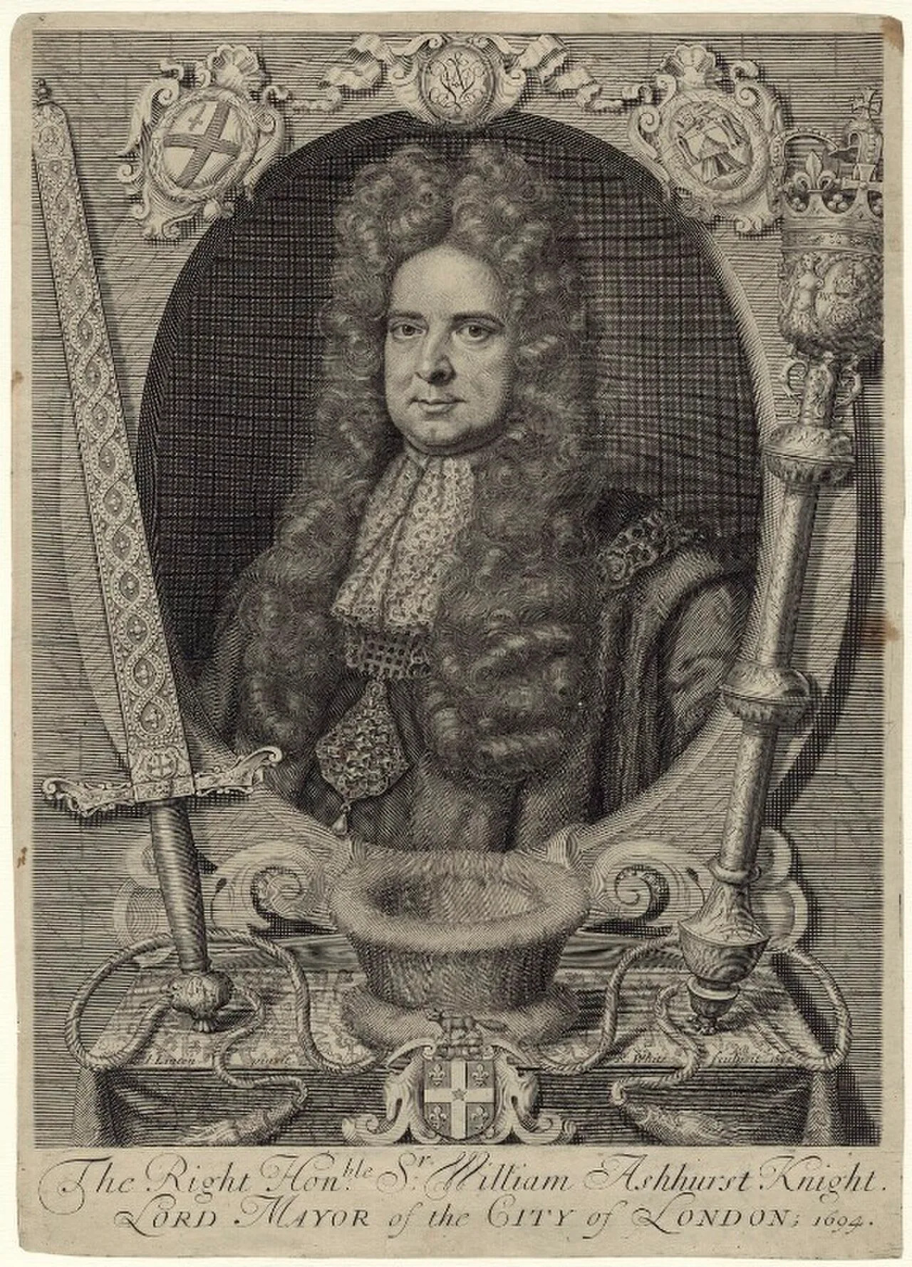 Portrait of William Ashhurst (1647–1720) – memorial page