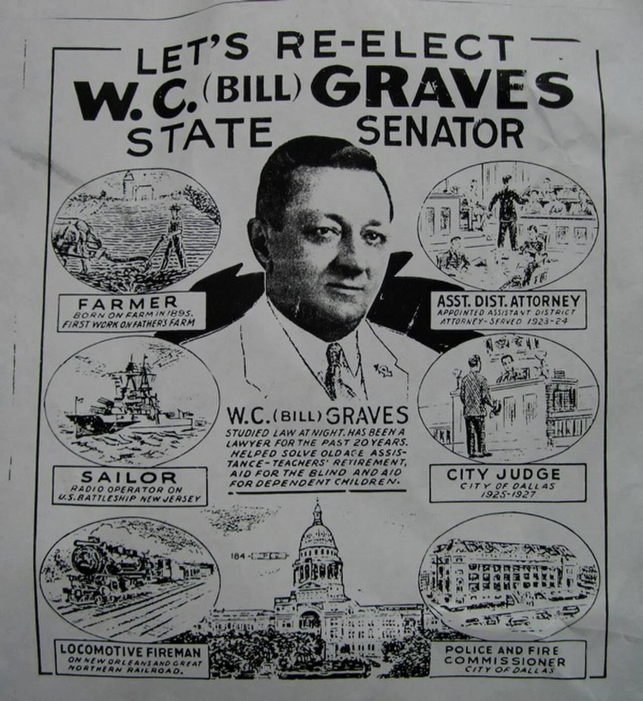 Portrait of William Carey Graves (1895–1966) – memorial page