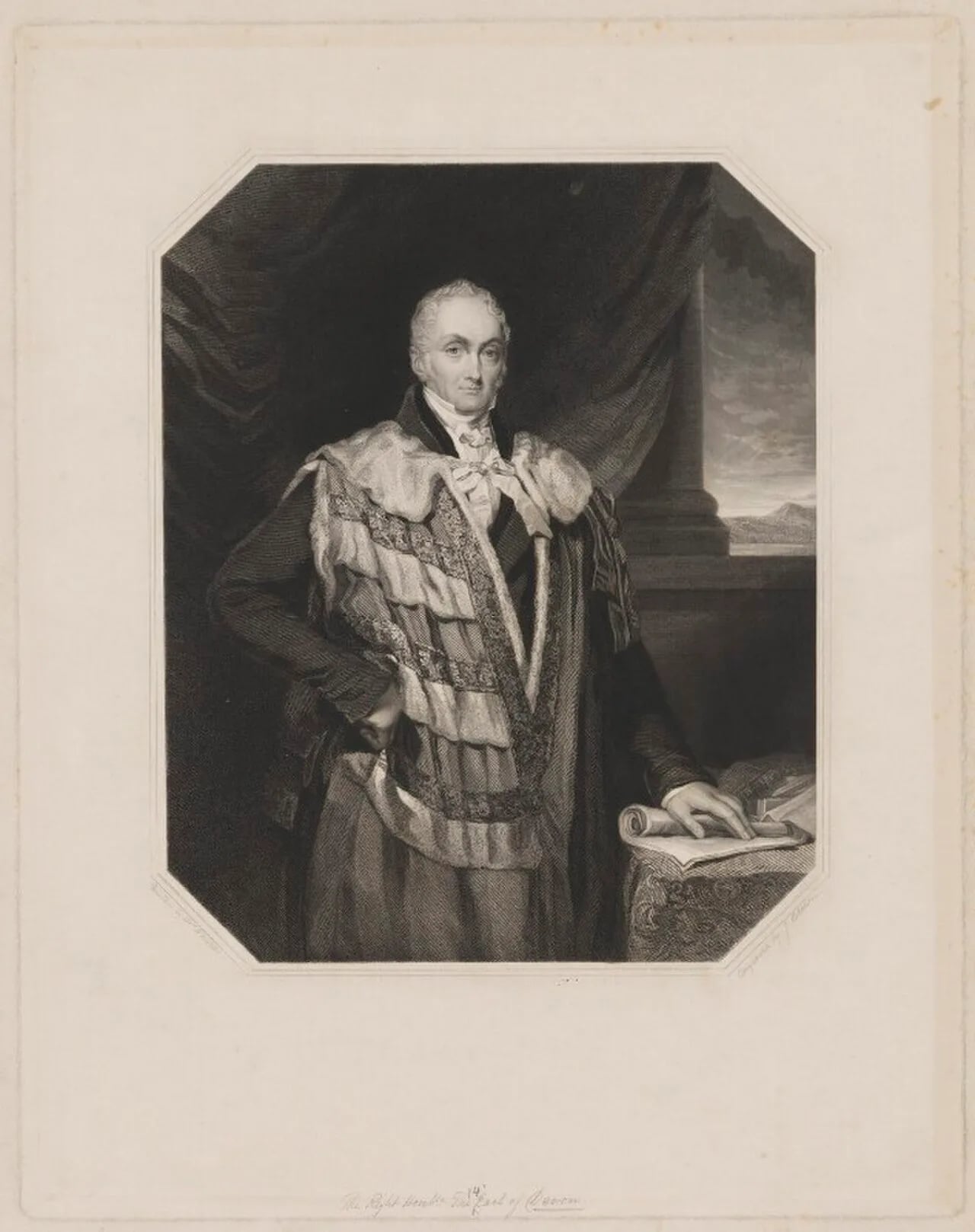 Portrait of William Courtenay, 10th Earl of Devon (1777–1859) – memorial page