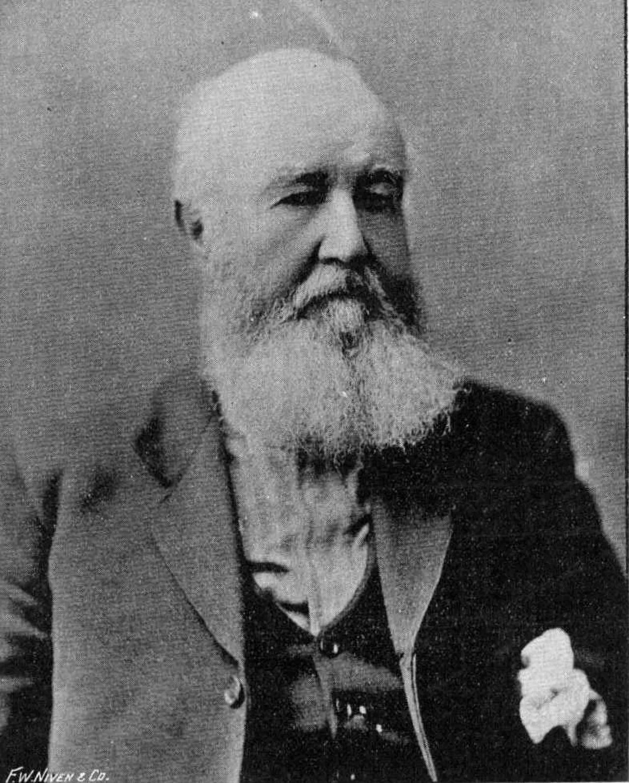 Porträt von William Dalgety Moore (1835–1910) – Gedenkseite