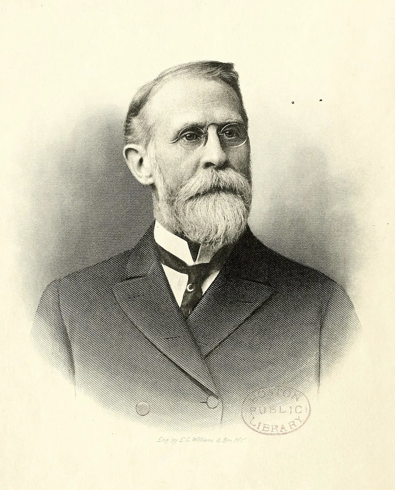Porträt von William Edwards Huntington (1844–1930) – Gedenkseite