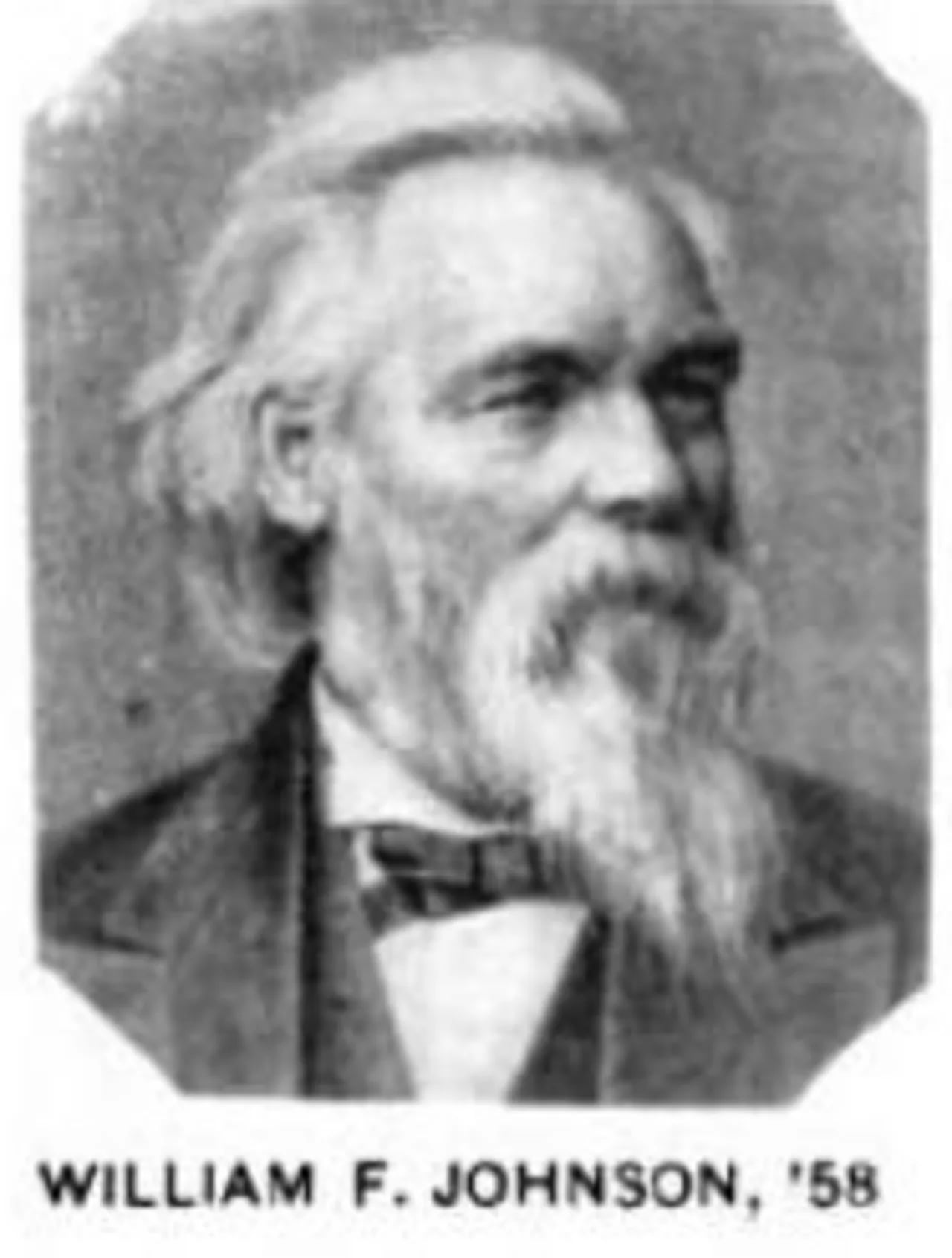 Porträt von William F. Johnson (1819–1898) – Gedenkseite